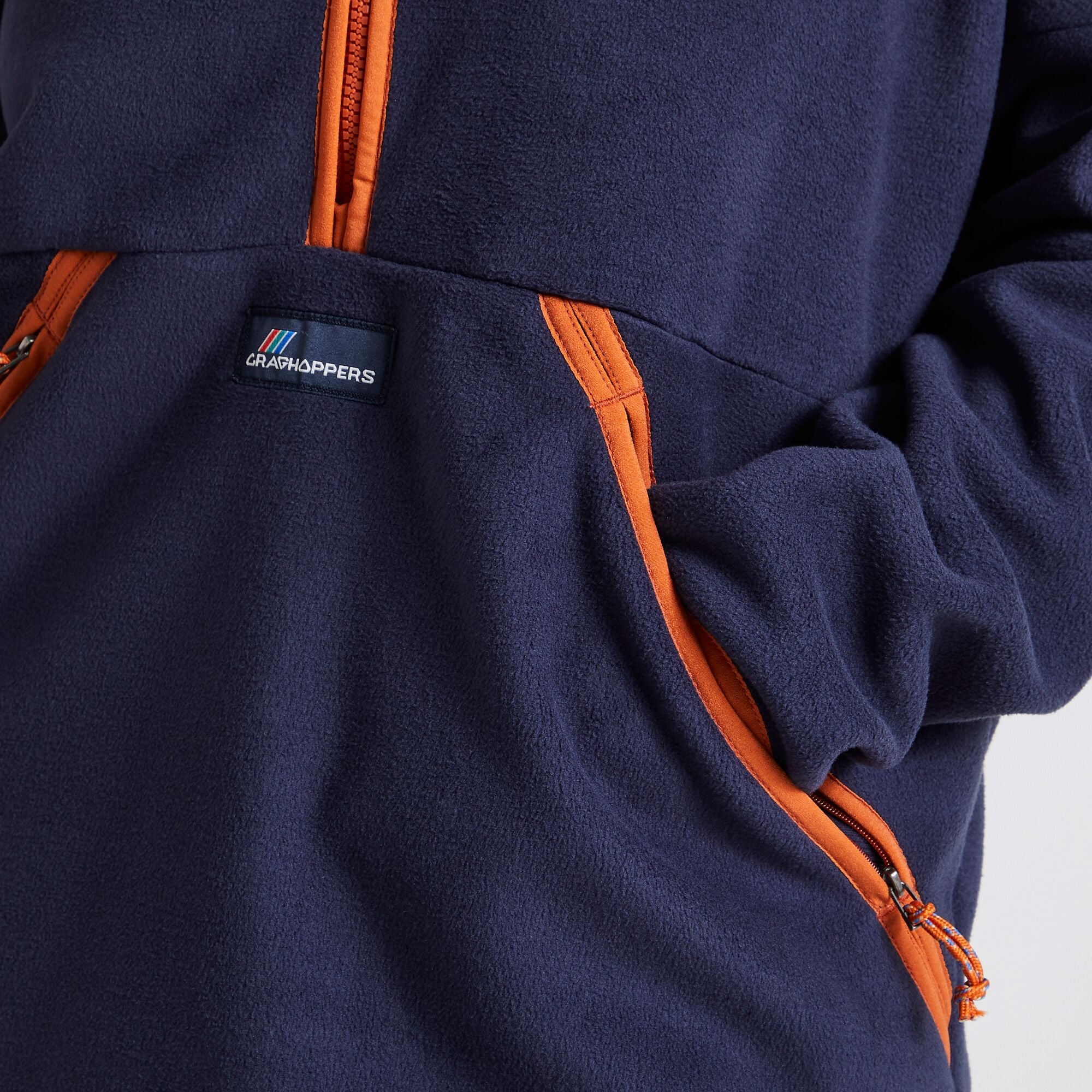 Unisex Whitlaw Half Zip Fleece - Blue Navy