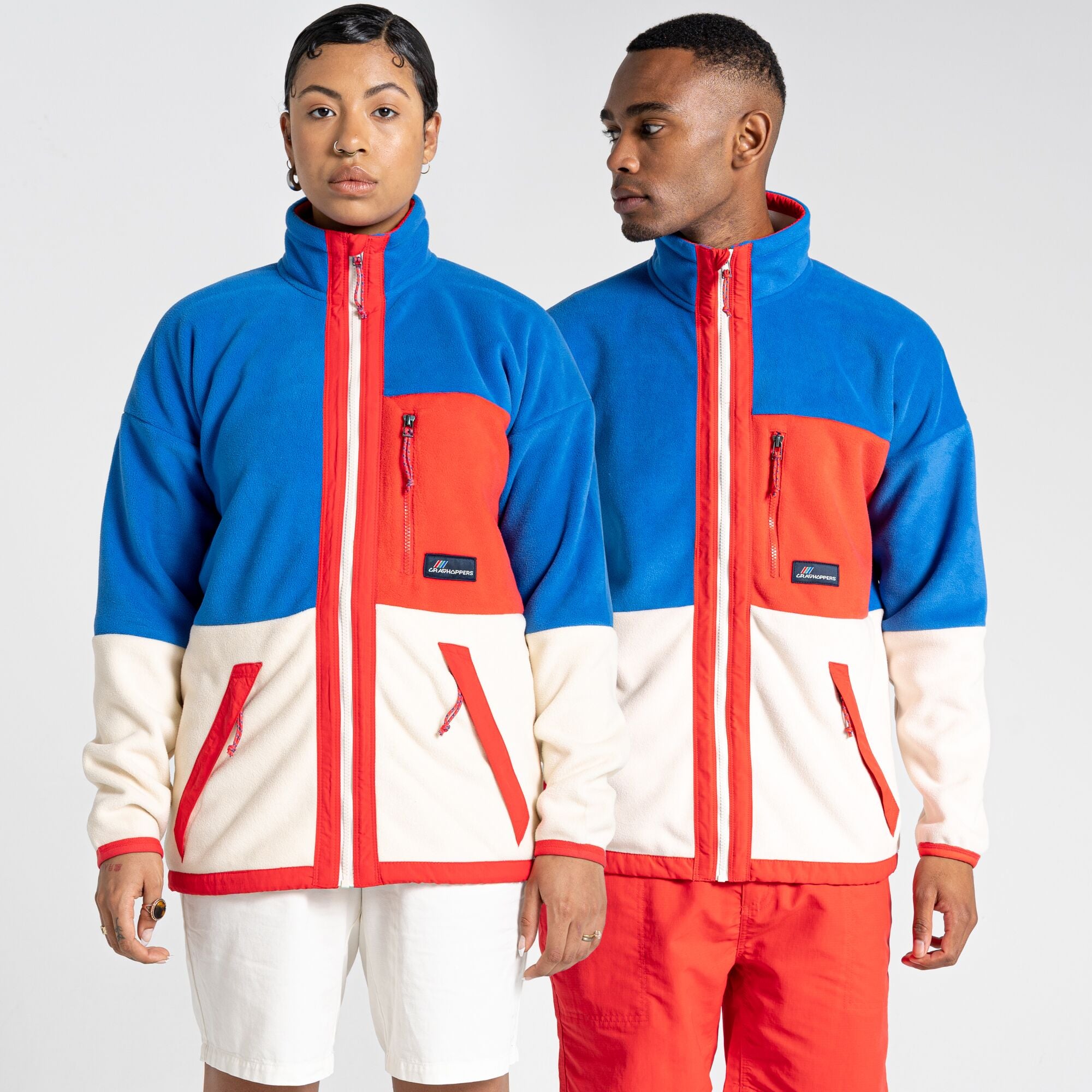 Unisex Welwood Jacket - Falls Blue/Ecru