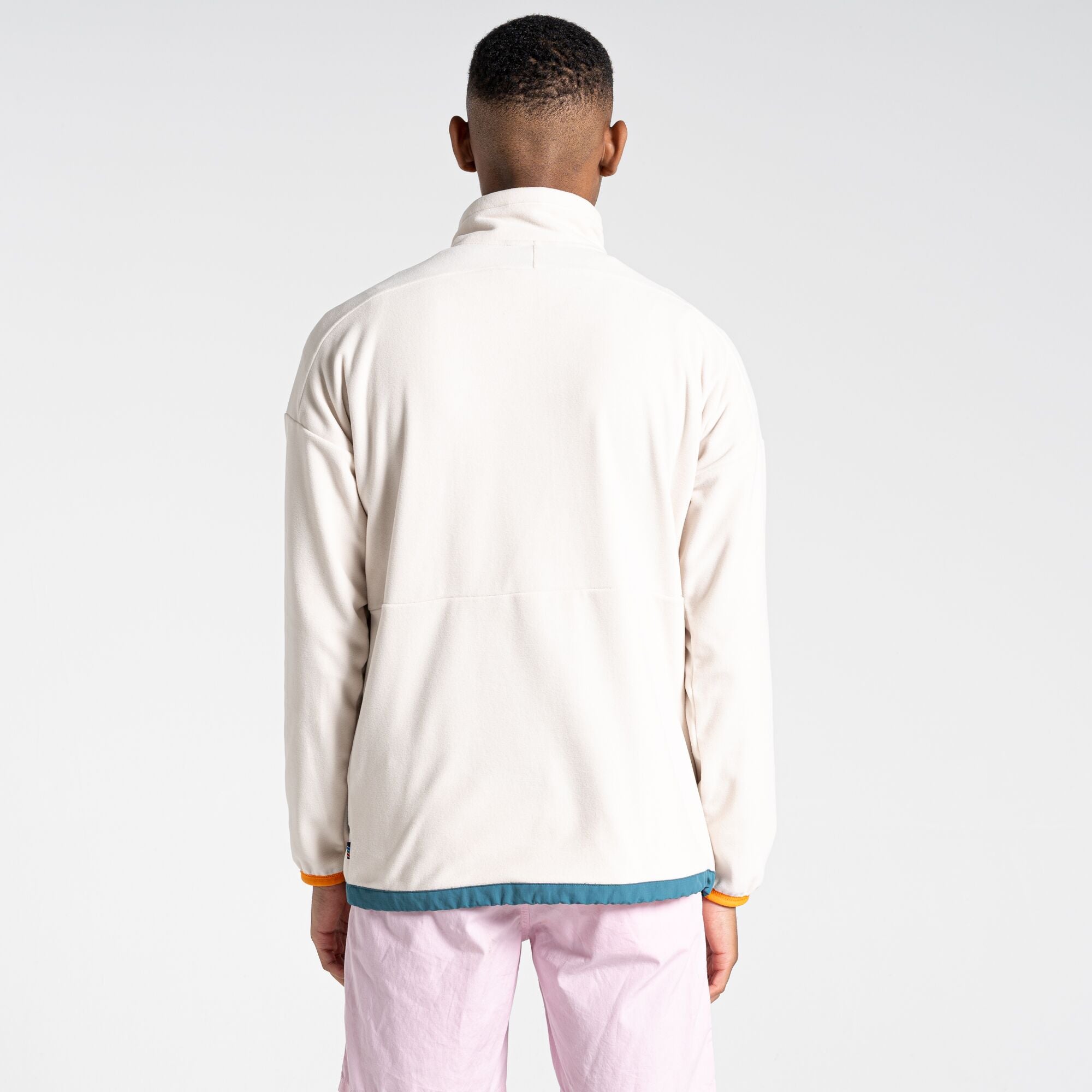 Unisex Welwood Half Zip - Ecru