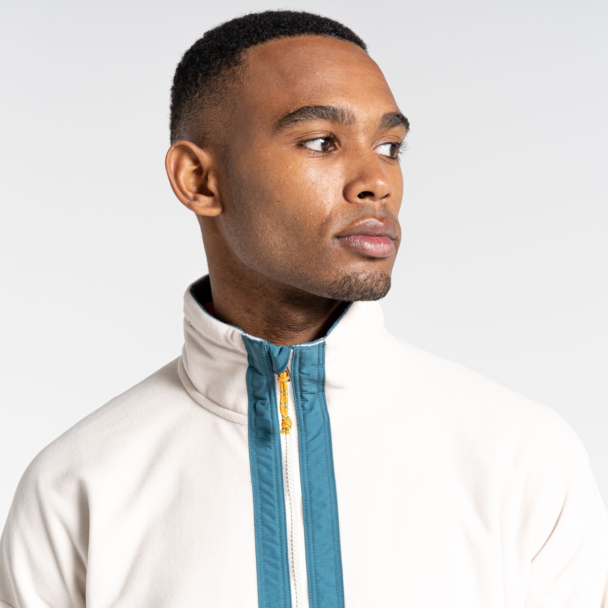 Unisex Welwood Half Zip - Ecru