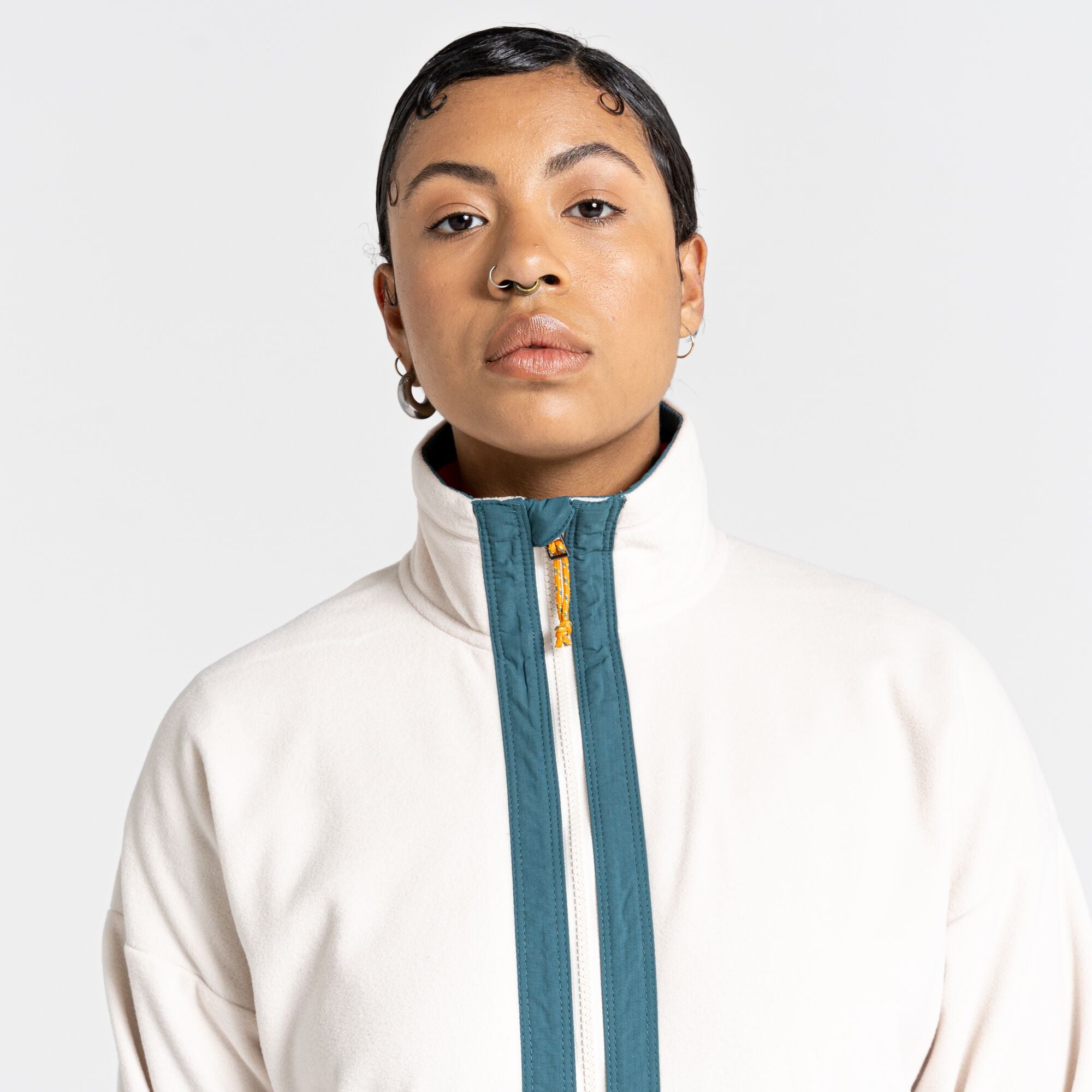 Unisex Welwood Half Zip - Ecru