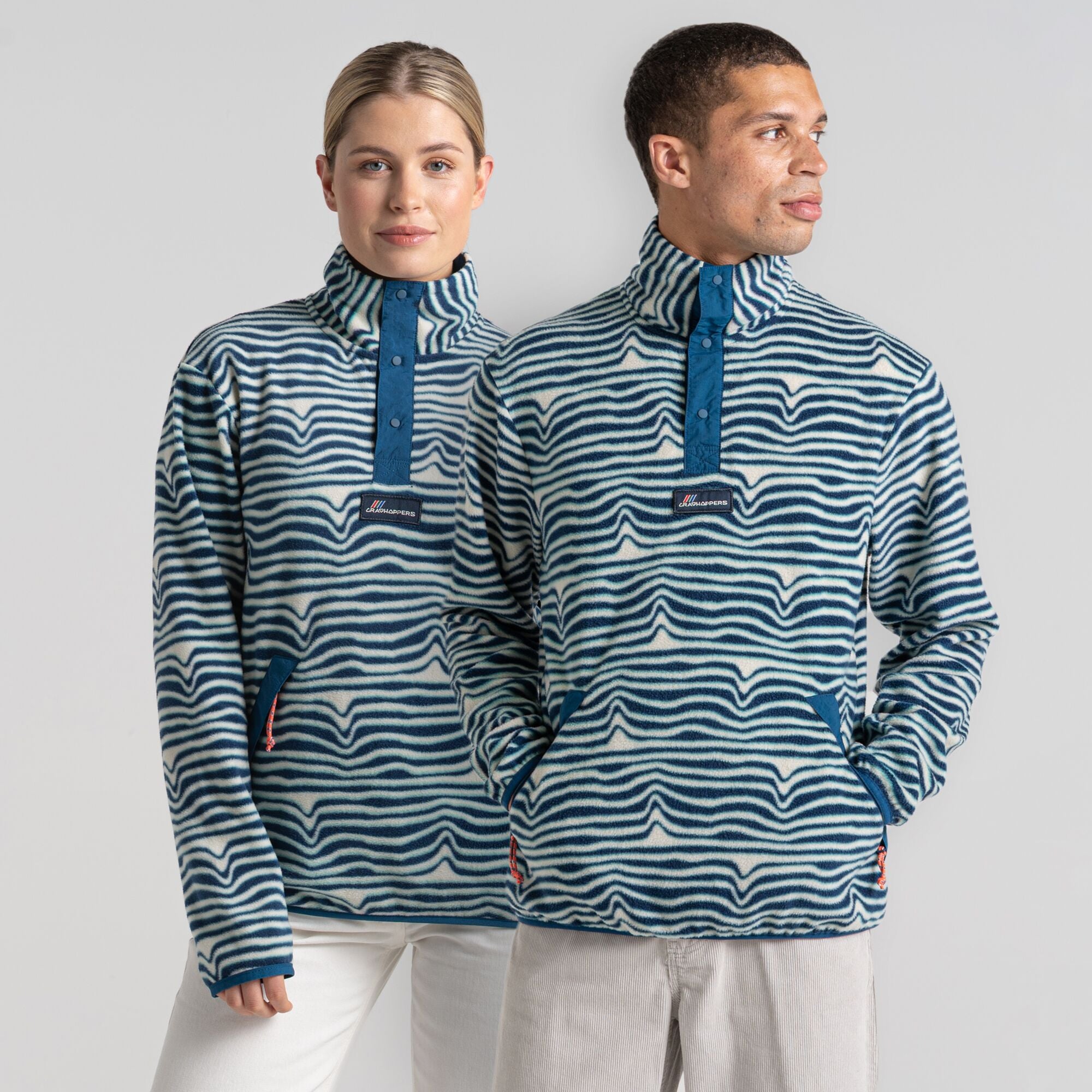 Unisex Teton Overhead - Poseidon Blue Print