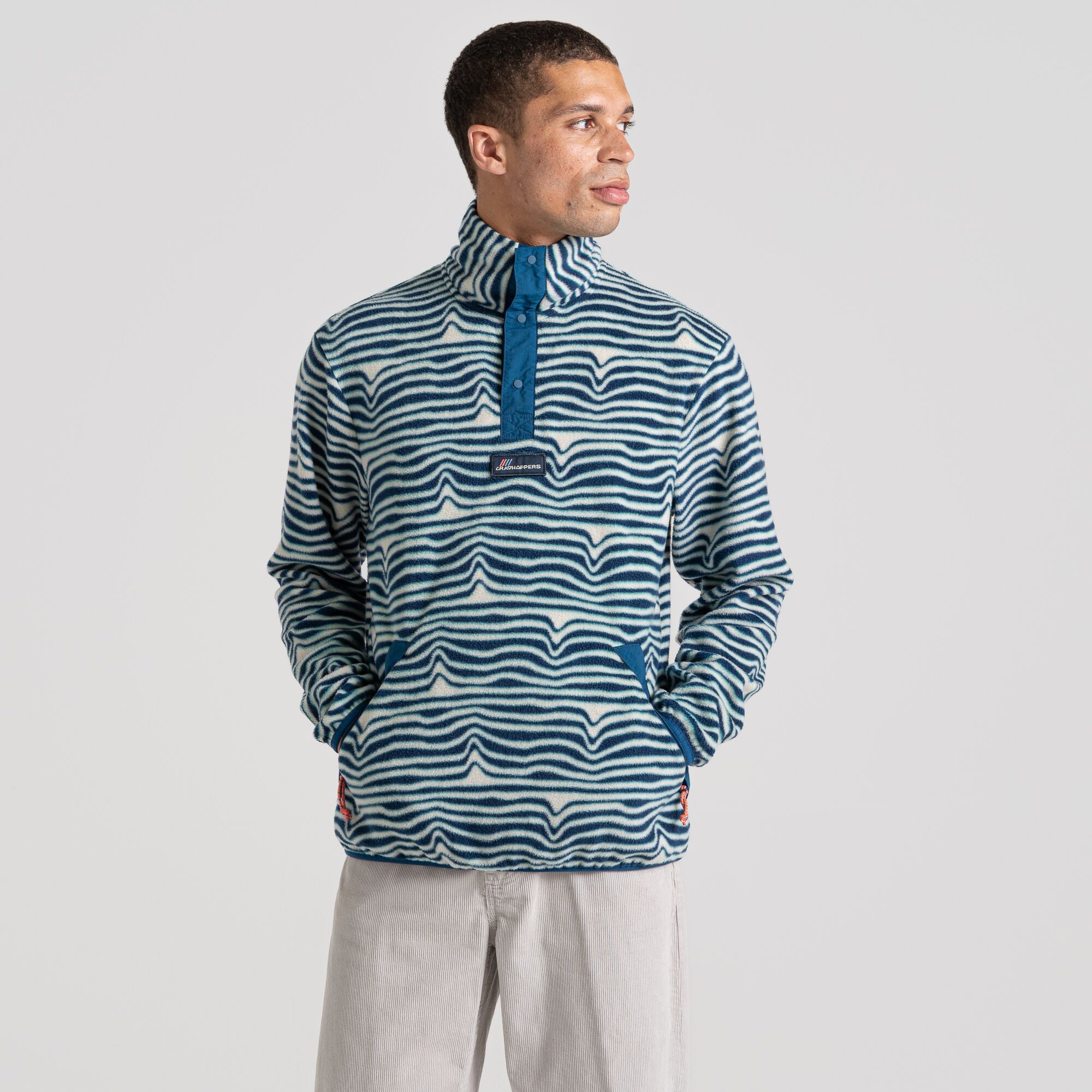 Unisex Teton Overhead - Poseidon Blue Print