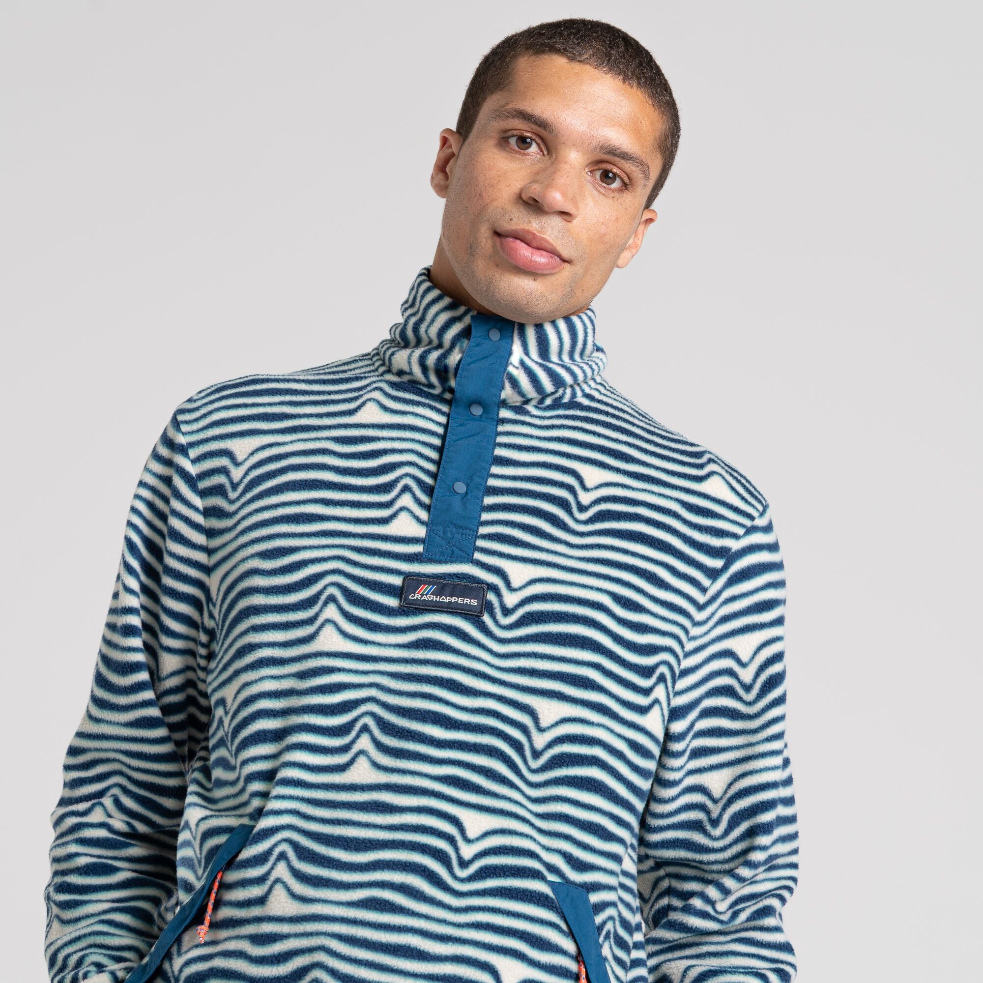 Unisex Teton Overhead - Poseidon Blue Print