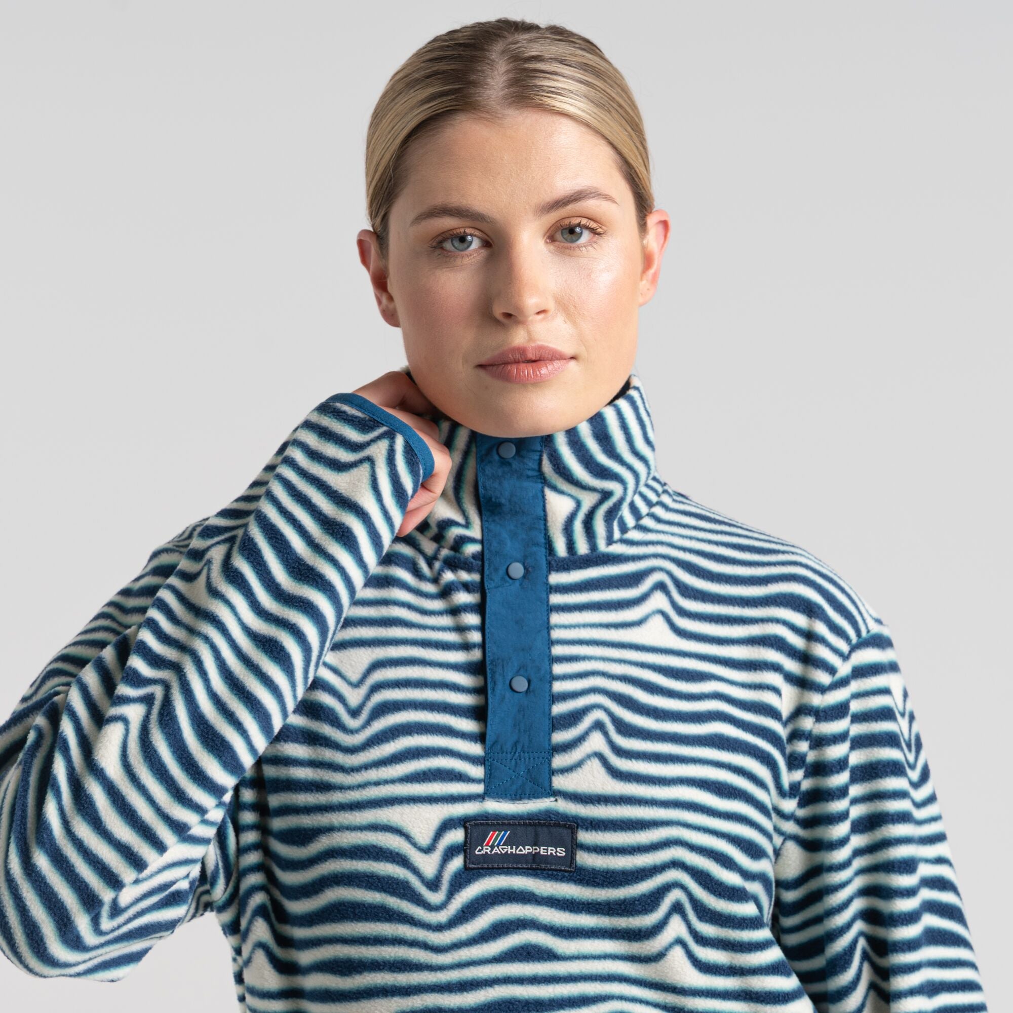 Unisex Teton Overhead - Poseidon Blue Print