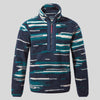 Unisex Eccles Half Zip - Blue Navy Print