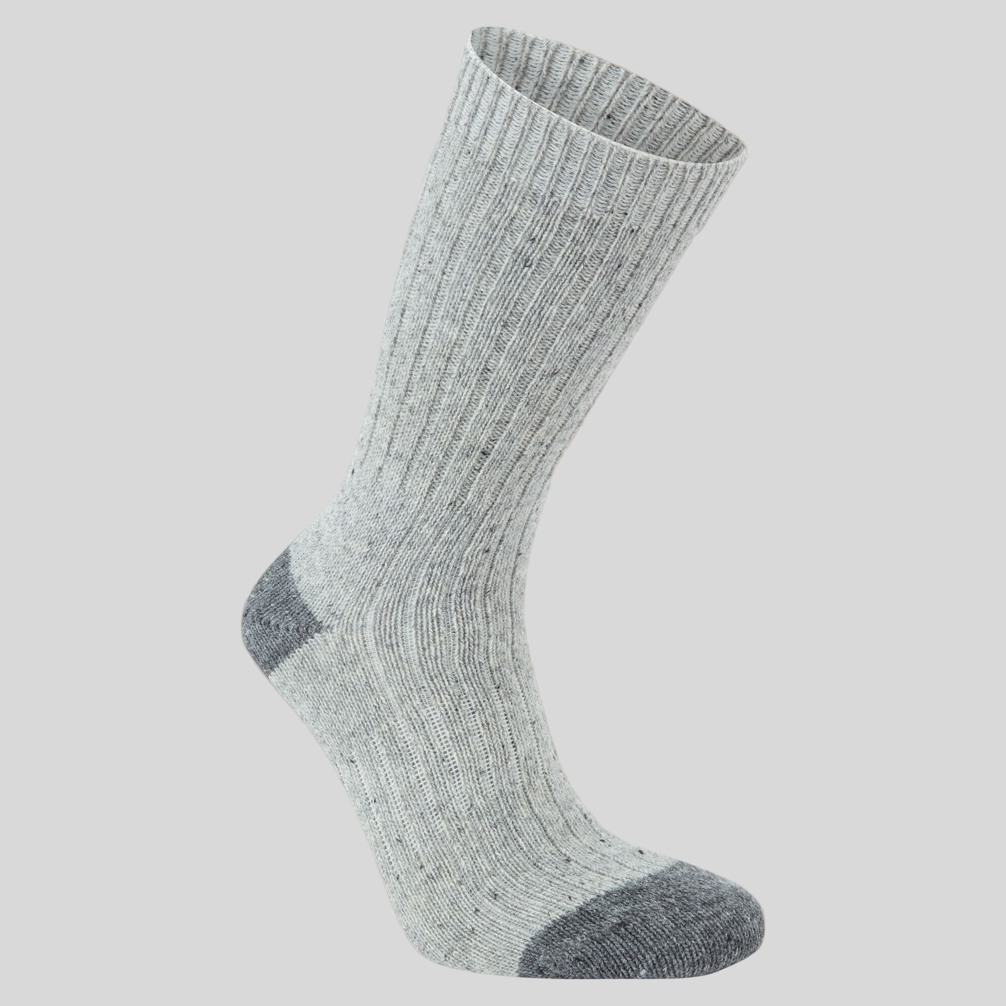 Unisex Torver Walking Socks - Light Grey / Black Pepper