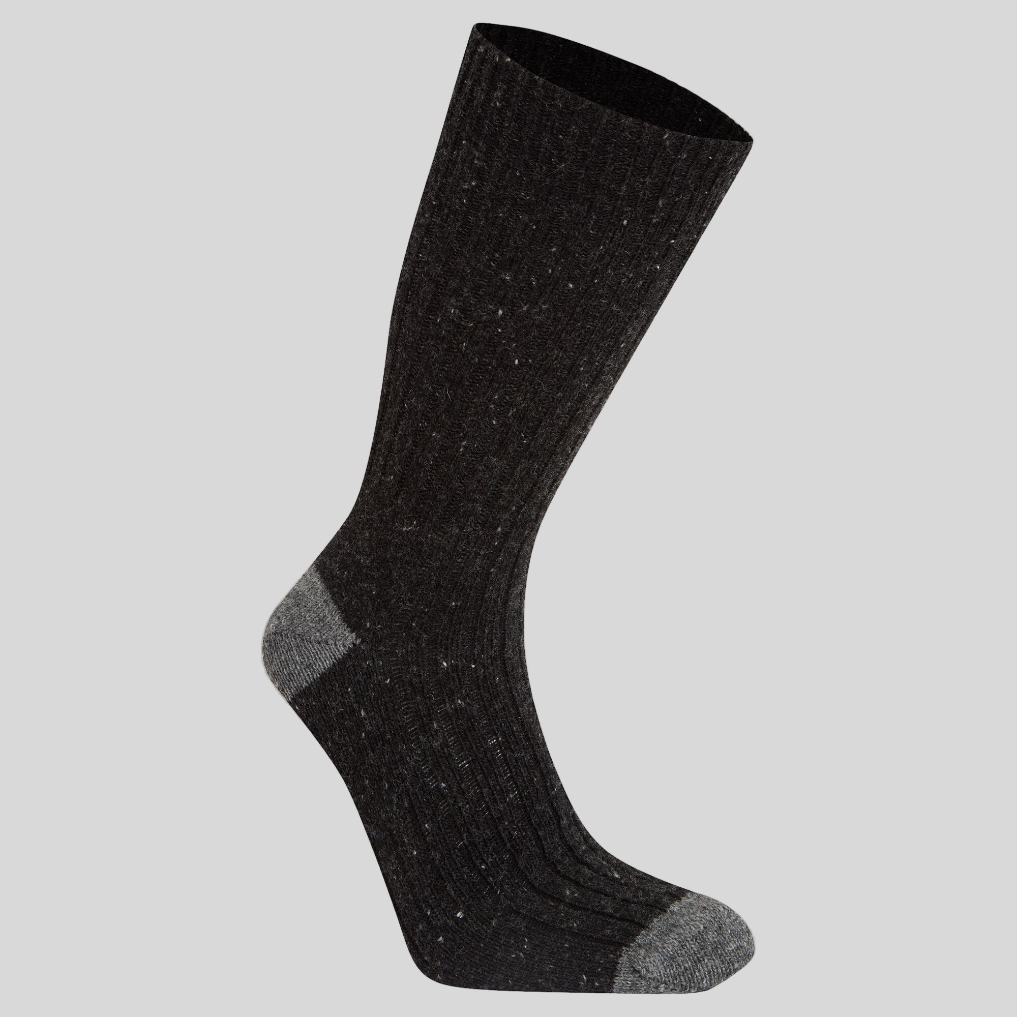 Unisex Torver Walking Socks - Black Pepper / Light Grey