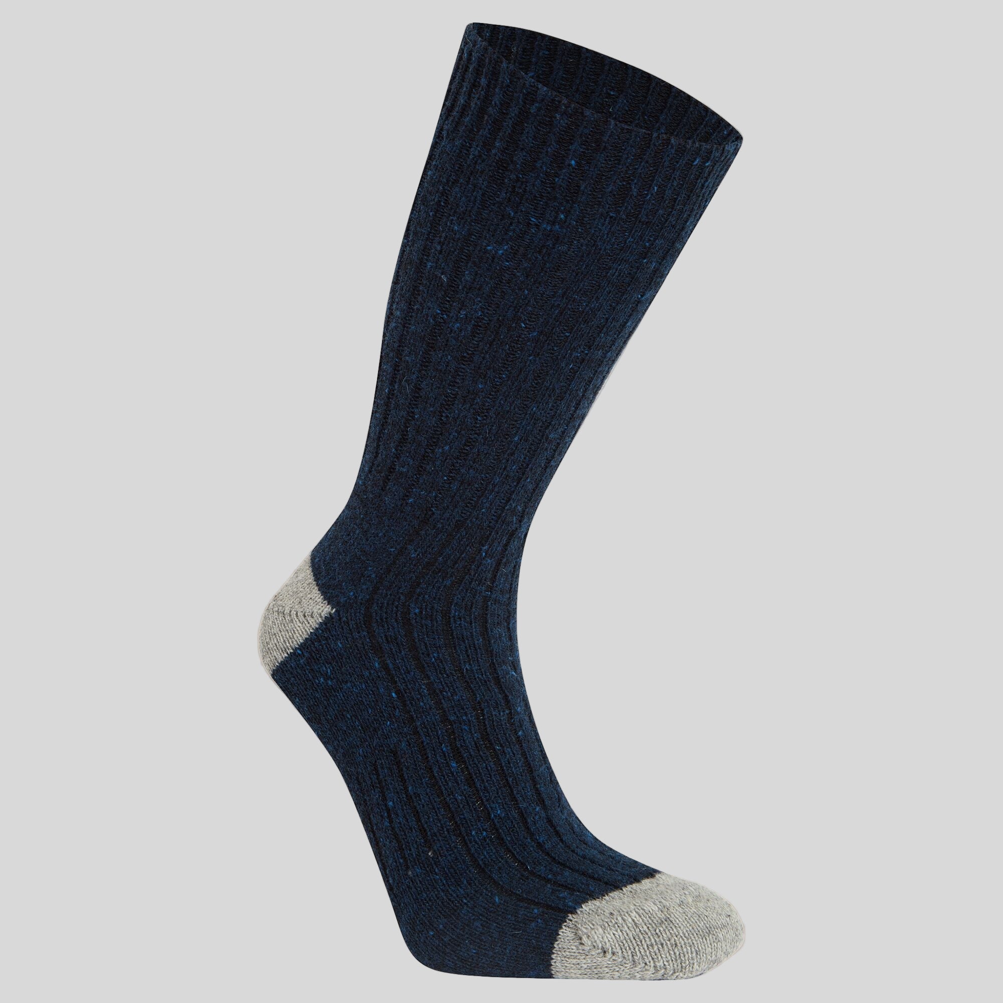 Unisex Torver Walking Socks - Blue Navy / Light Grey