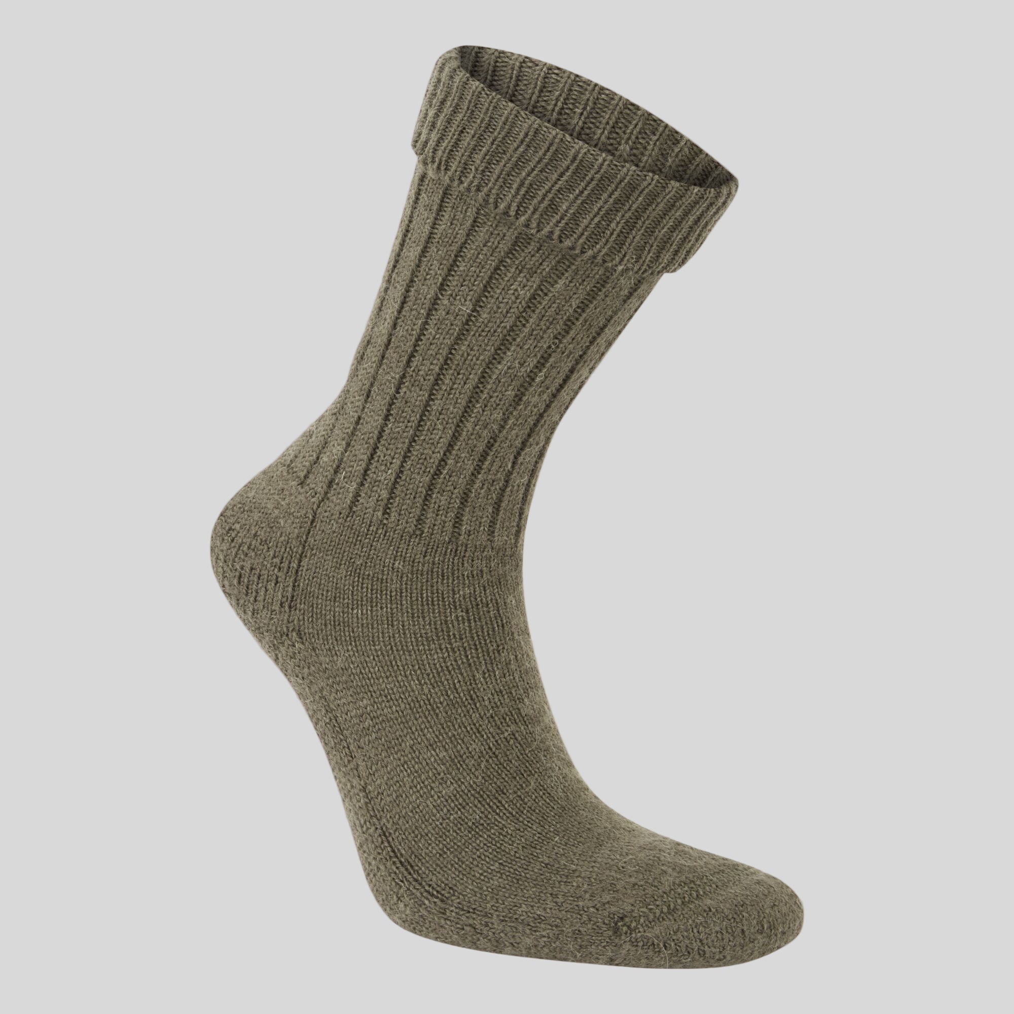 Unisex Wool Hiker Socks - Woodland Green Marl