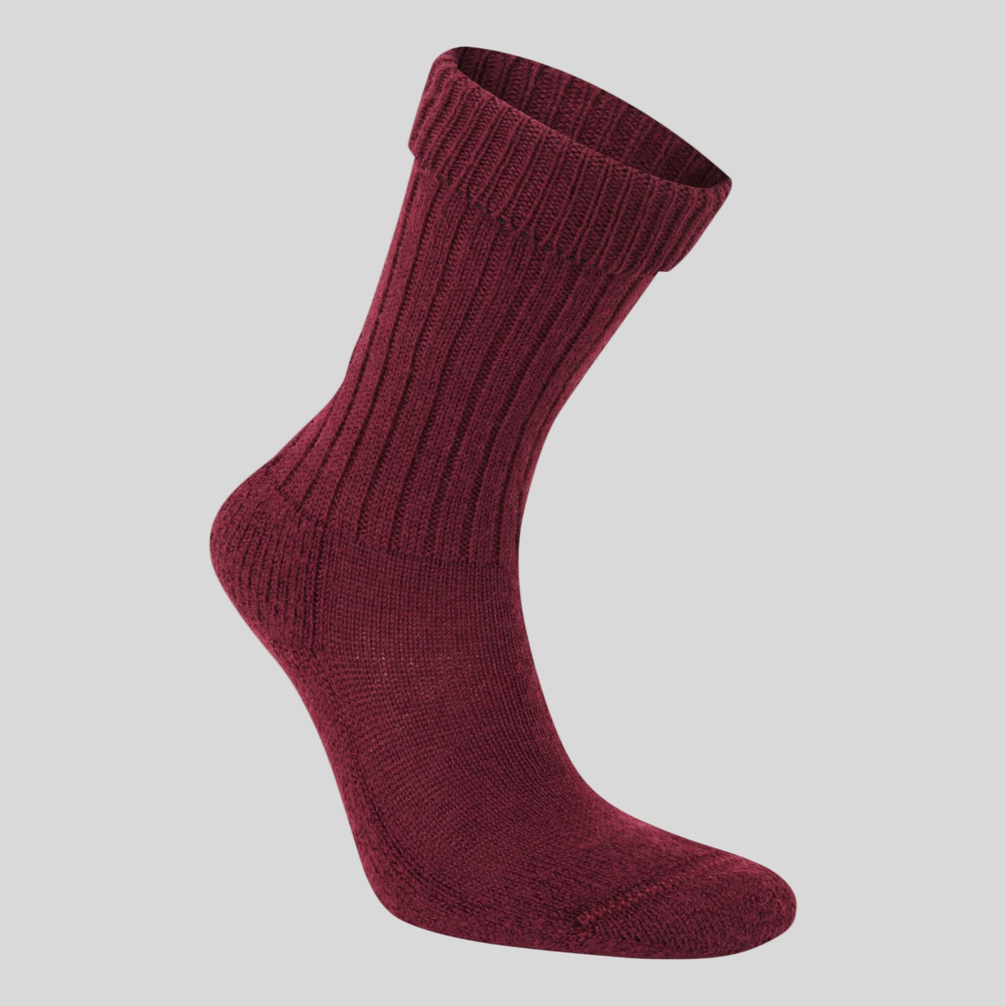 Unisex Wool Hiker Socks - Wildberry
