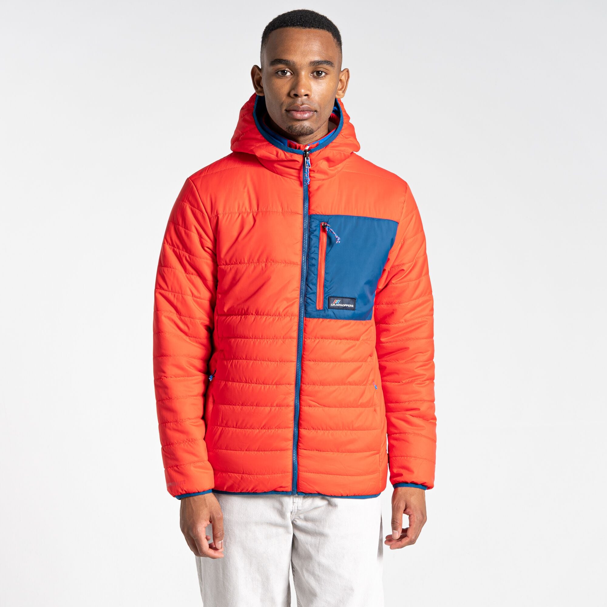 Unisex Cameo CompressLite Hooded Jacket - Lava Red