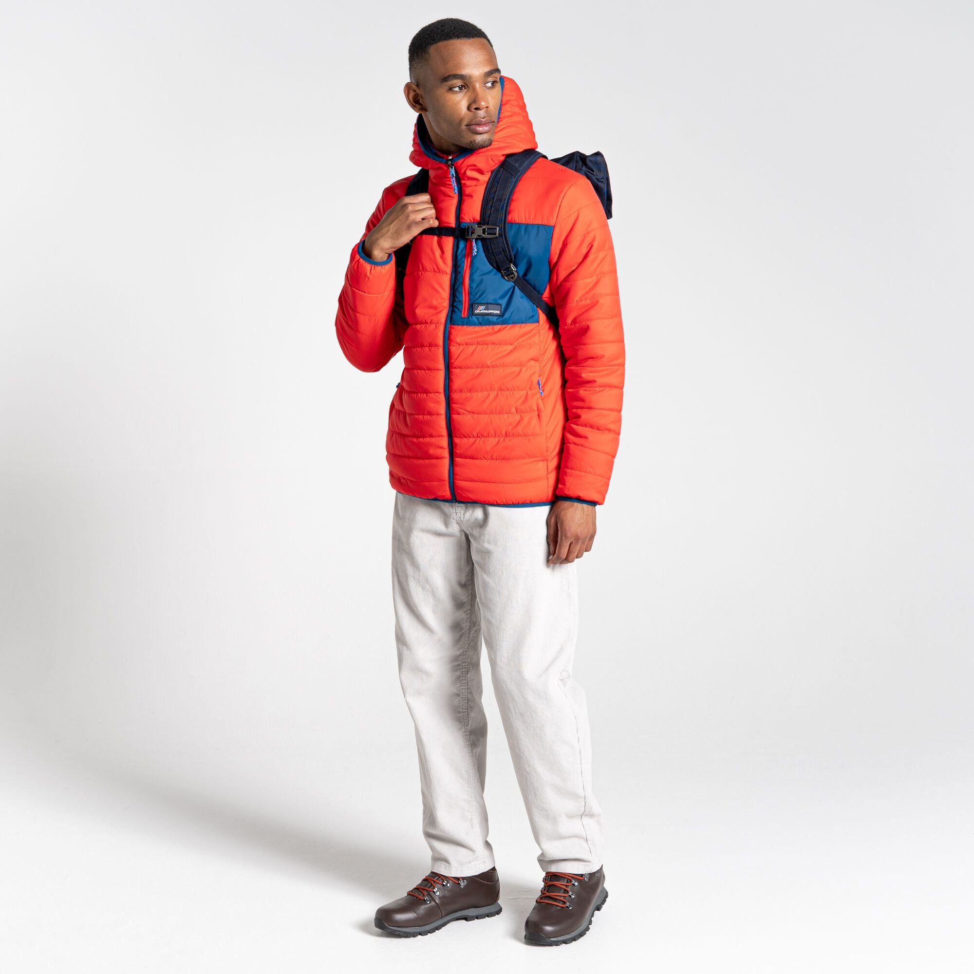 Unisex Cameo CompressLite Hooded Jacket - Lava Red