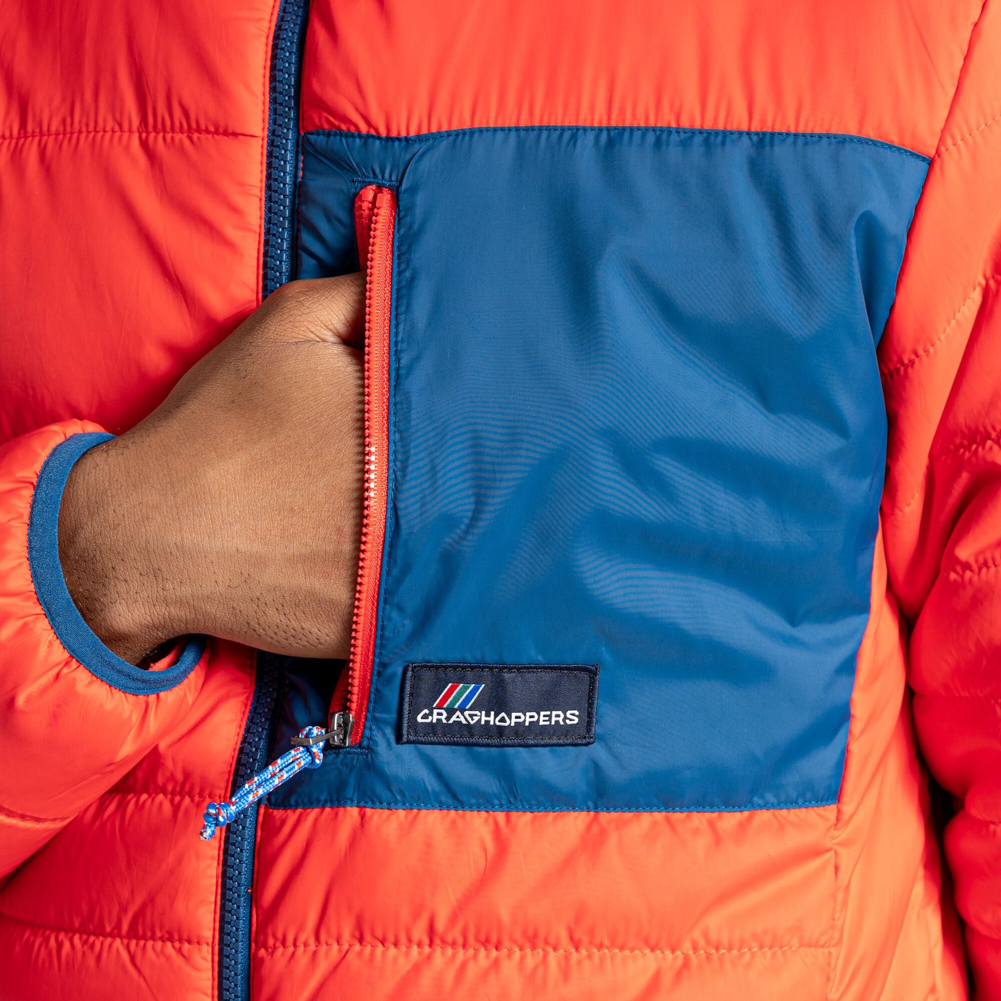 Unisex Cameo CompressLite Hooded Jacket - Lava Red