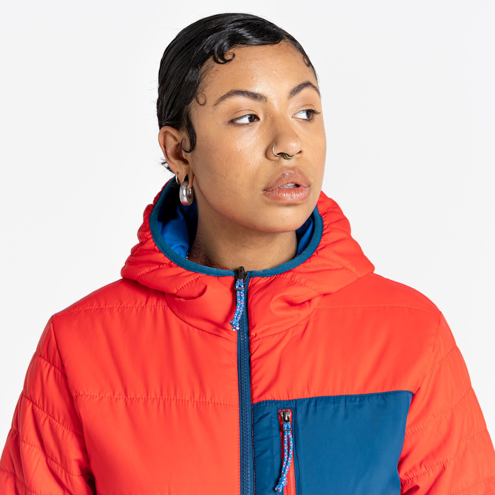Unisex Cameo CompressLite Hooded Jacket - Lava Red