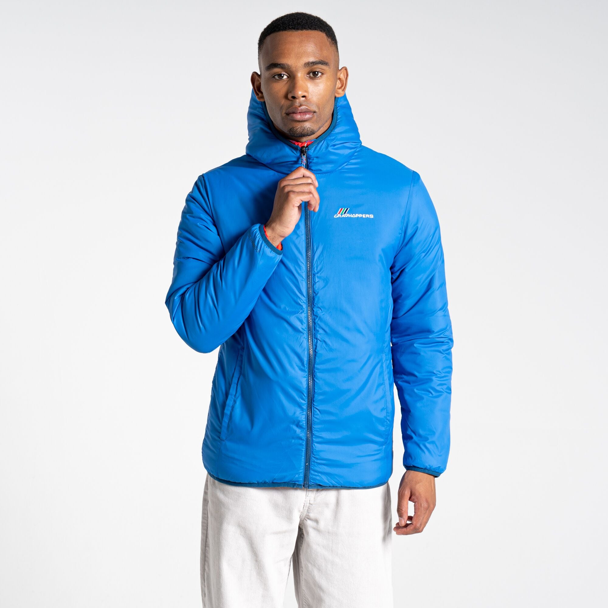 Unisex Cameo CompressLite Hooded Jacket - Lava Red