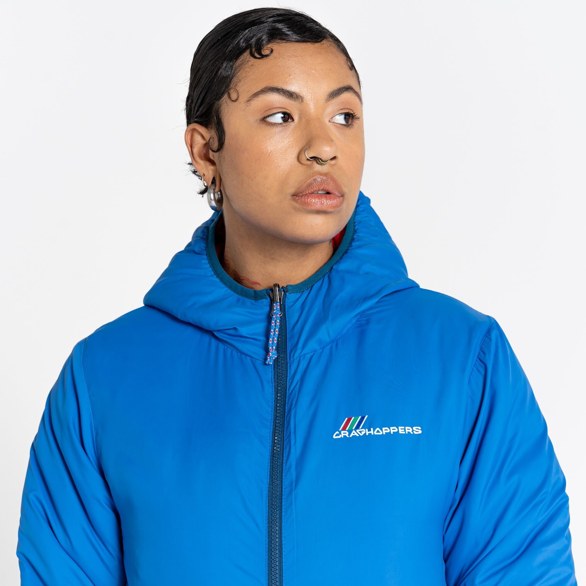 Unisex Cameo CompressLite Hooded Jacket - Lava Red