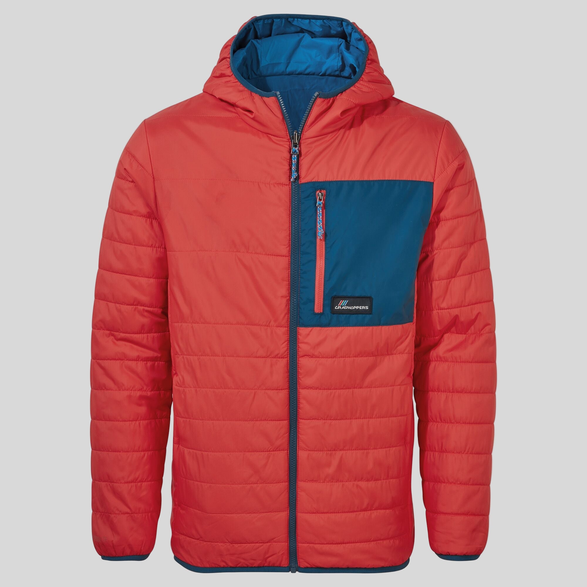 Unisex Cameo CompressLite Hooded Jacket - Lava Red
