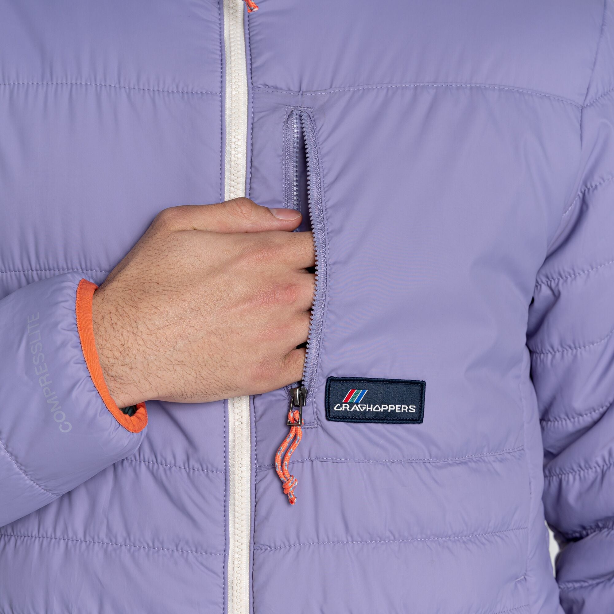 Unisex Cameo CompressLite Hooded Jacket - Purple Haze