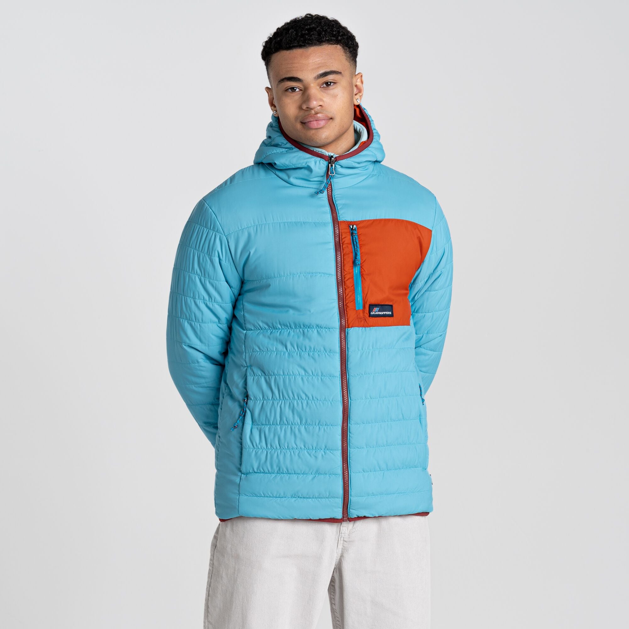 Unisex Cameo CompressLite Hooded Jacket - Scuba Blue