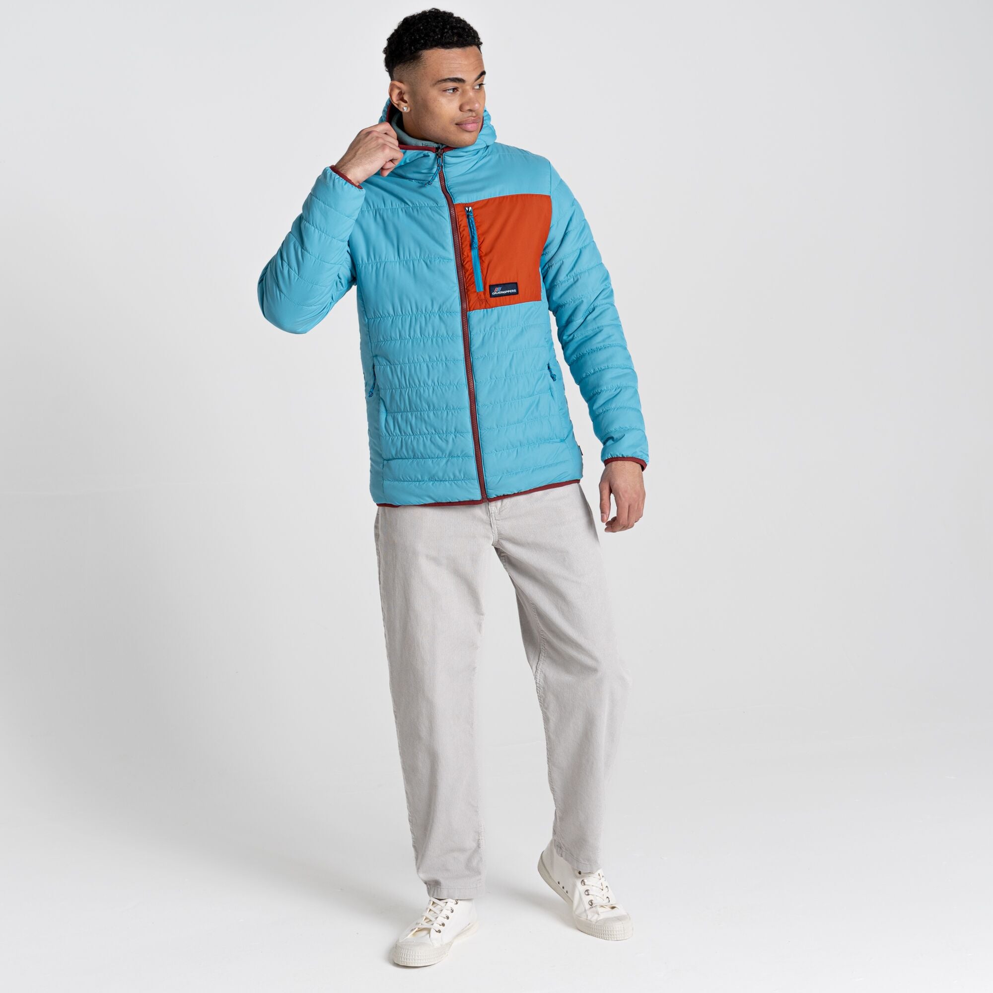 Unisex Cameo CompressLite Hooded Jacket - Scuba Blue