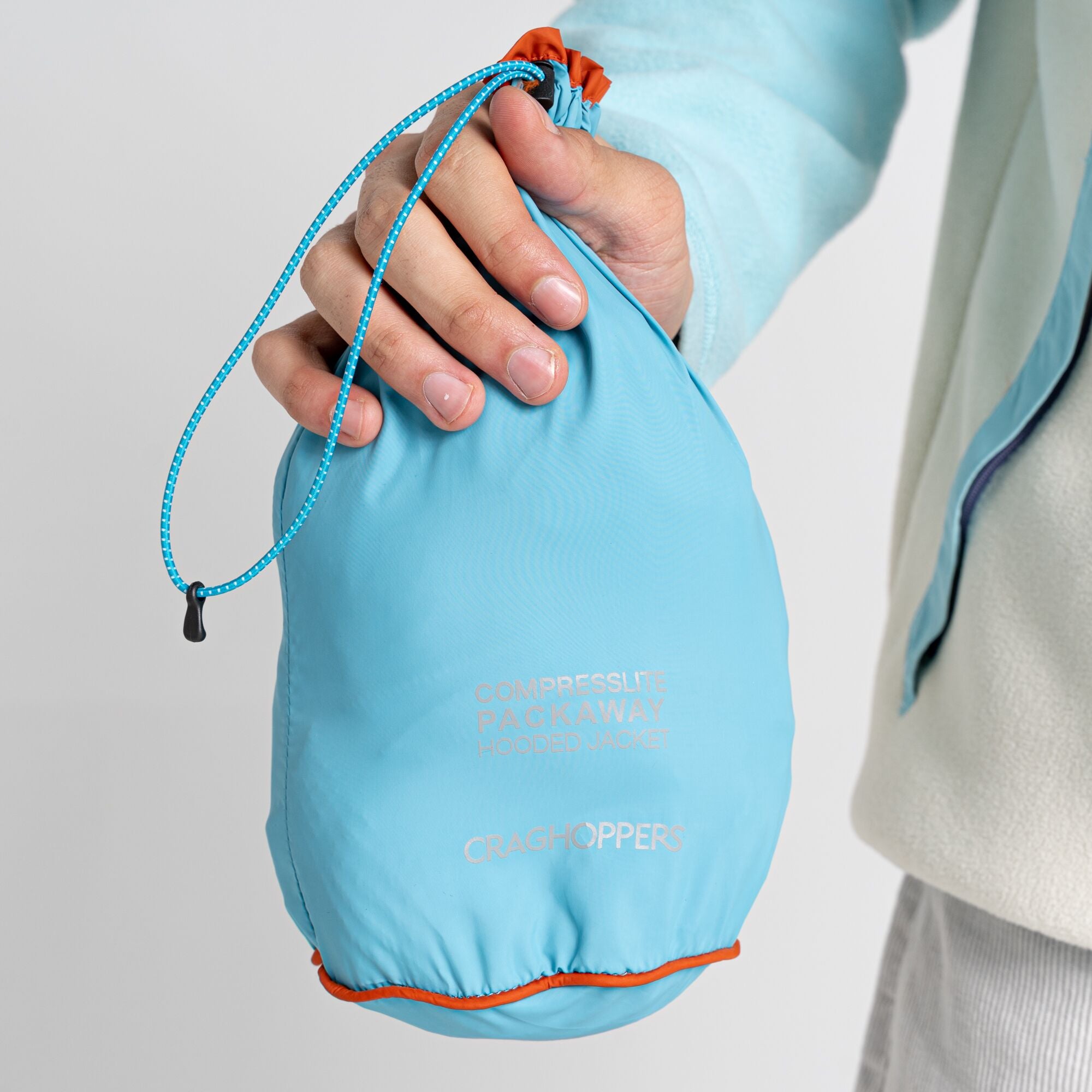 Unisex Cameo CompressLite Hooded Jacket - Scuba Blue