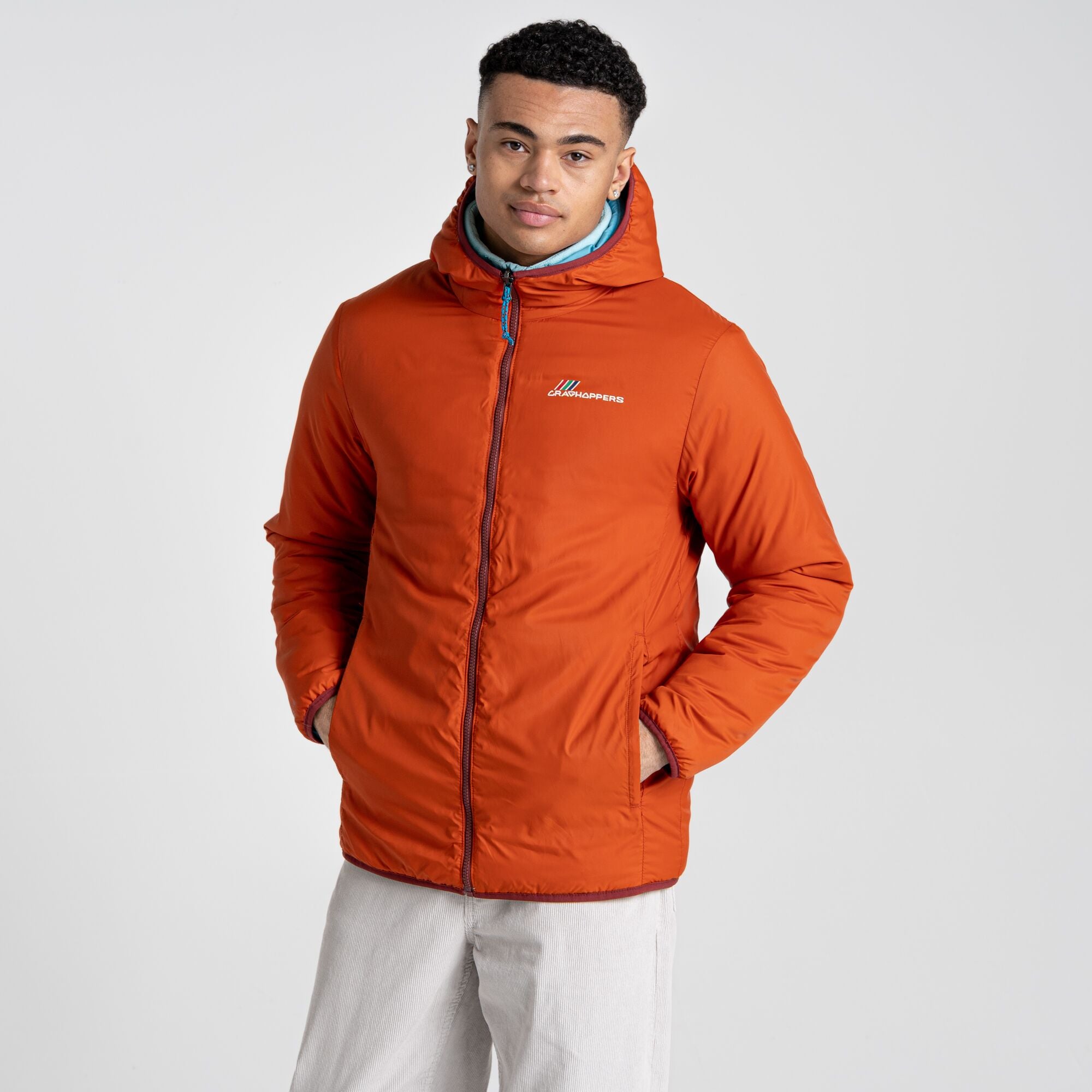Unisex Cameo CompressLite Hooded Jacket - Scuba Blue