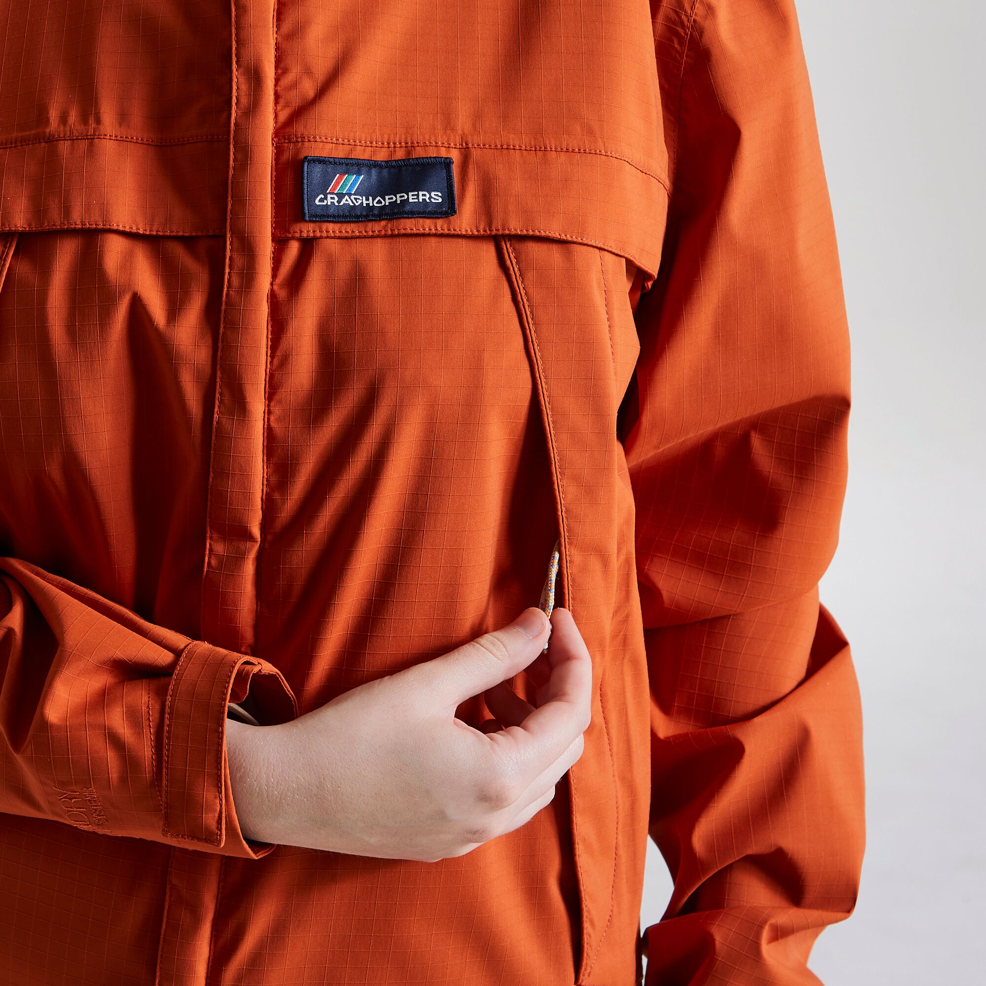 Unisex Lannister Waterproof Jacket - Potters Clay
