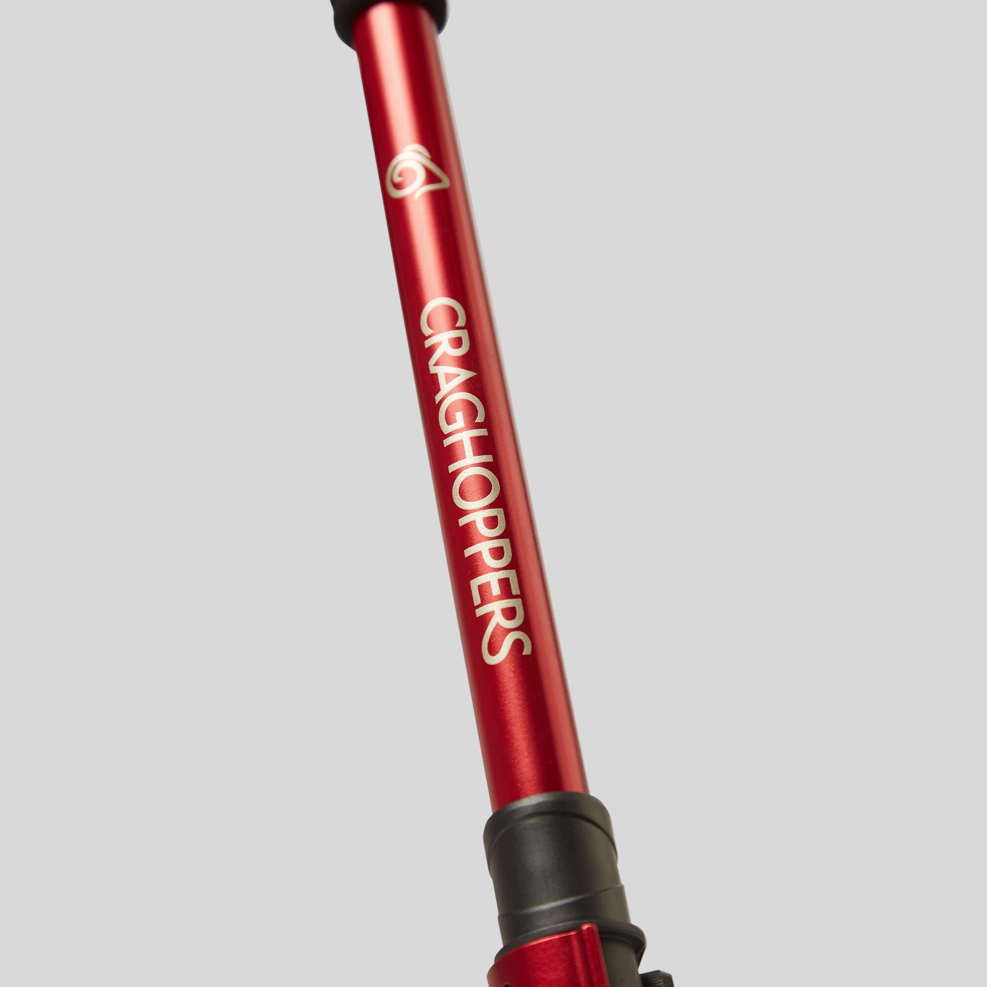 Venture Antishock Walking Poles - Anodised Red/Anodised Grey