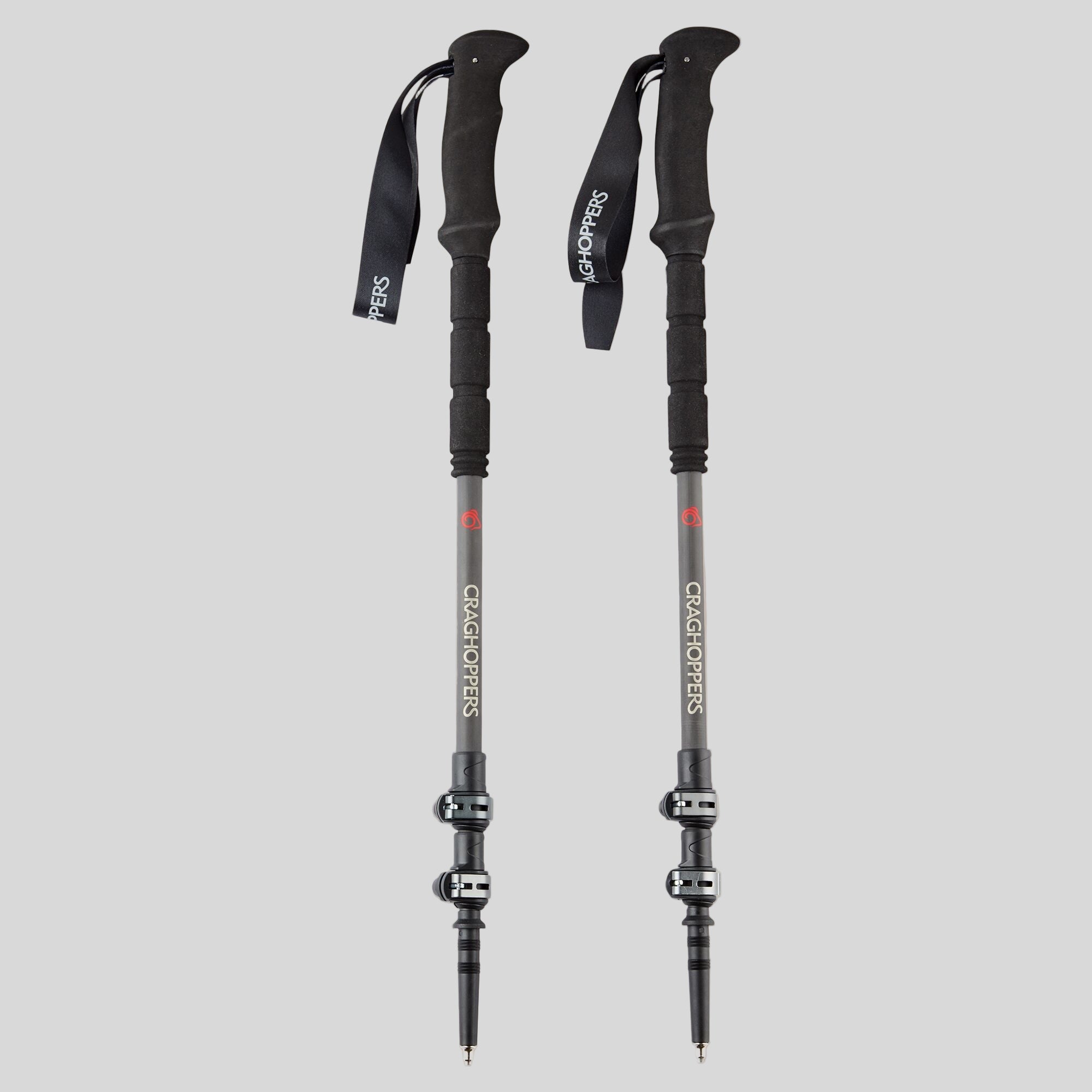 Treklite Carbon Walking Poles - Raw Carbon