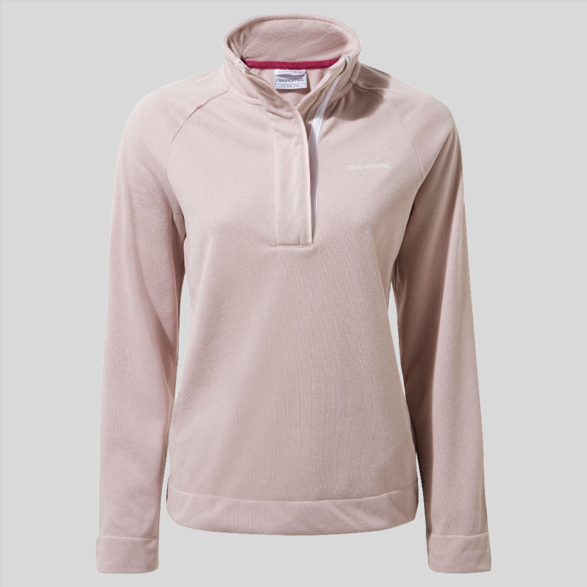 Women's Helena Half Zip Fleece - Brushed Lilac Marl