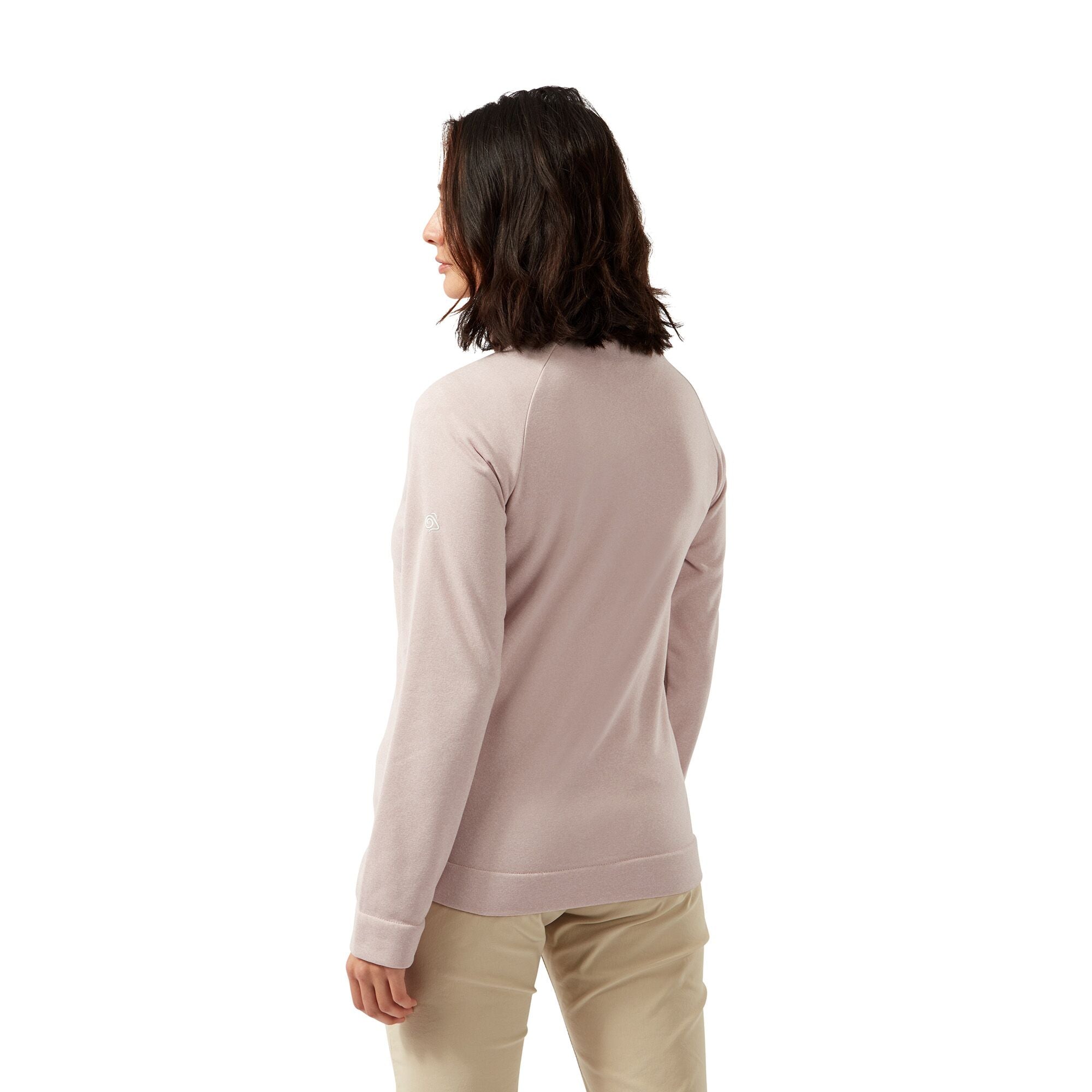 Women's Helena Half Zip Fleece - Brushed Lilac Marl