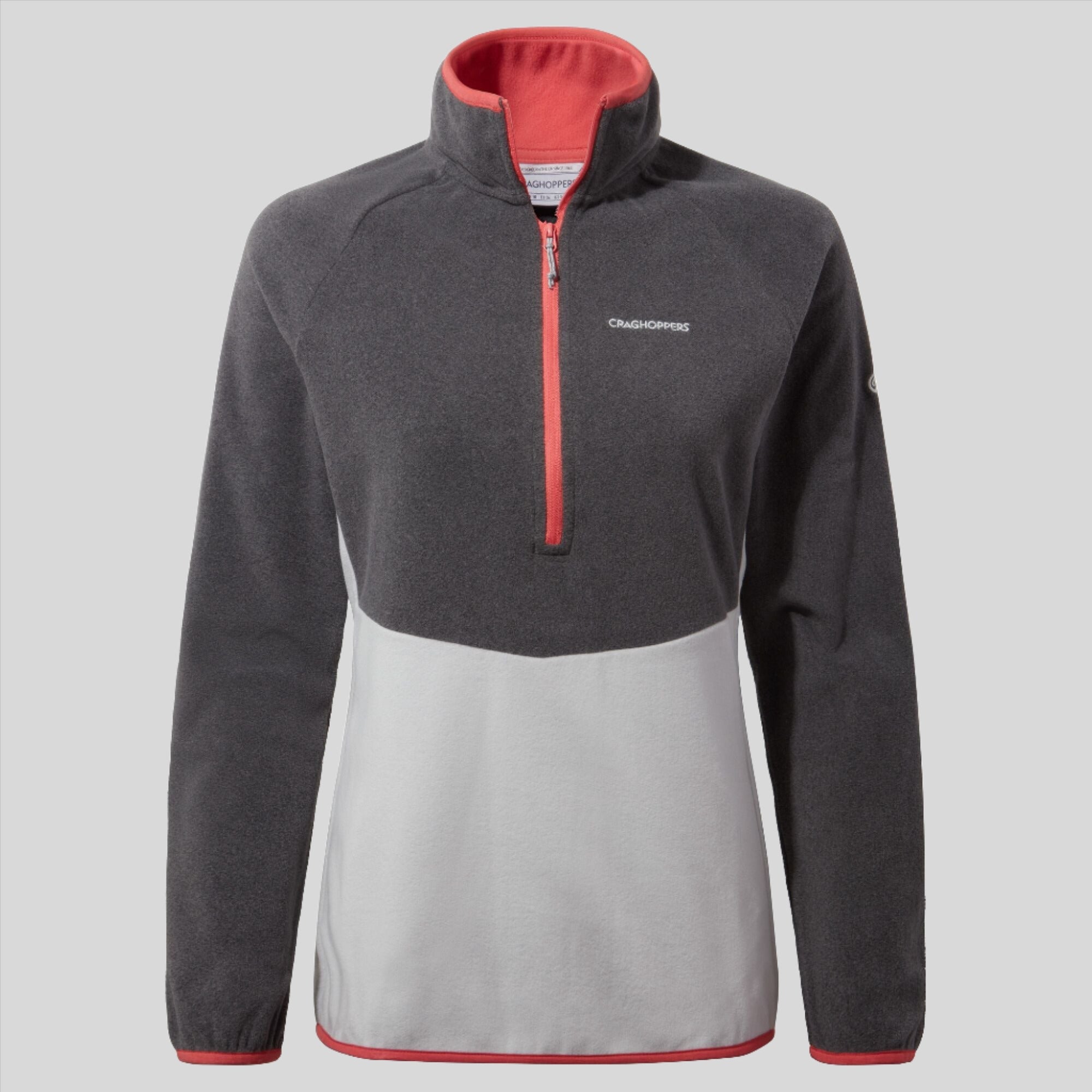 Women's Kyla Half Zip Fleece - Charcoal/Lunar Grey