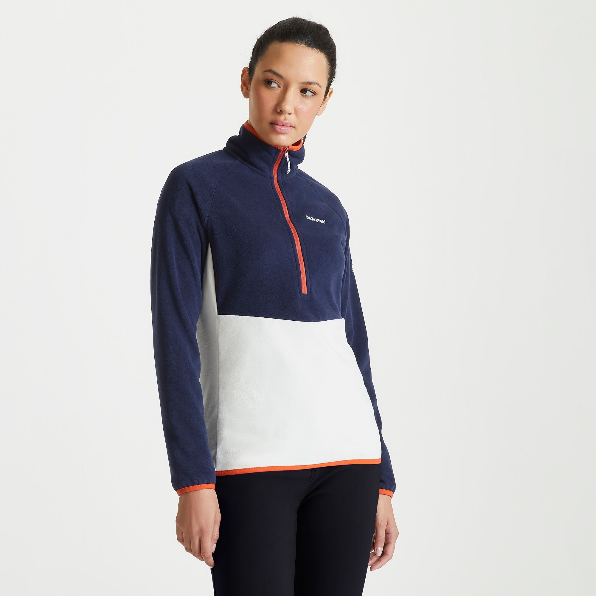Women's Kyla Half Zip Fleece - Blue Navy/Calico