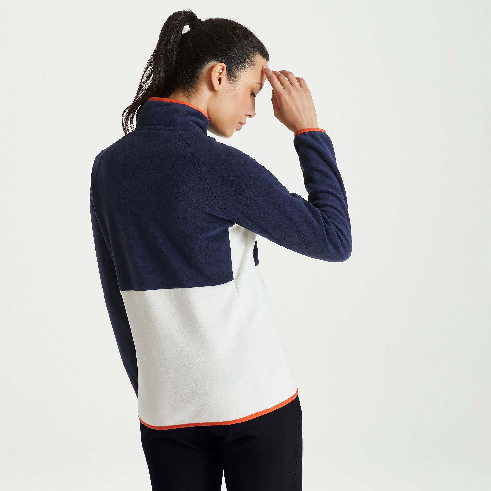 Women's Kyla Half Zip Fleece - Blue Navy/Calico