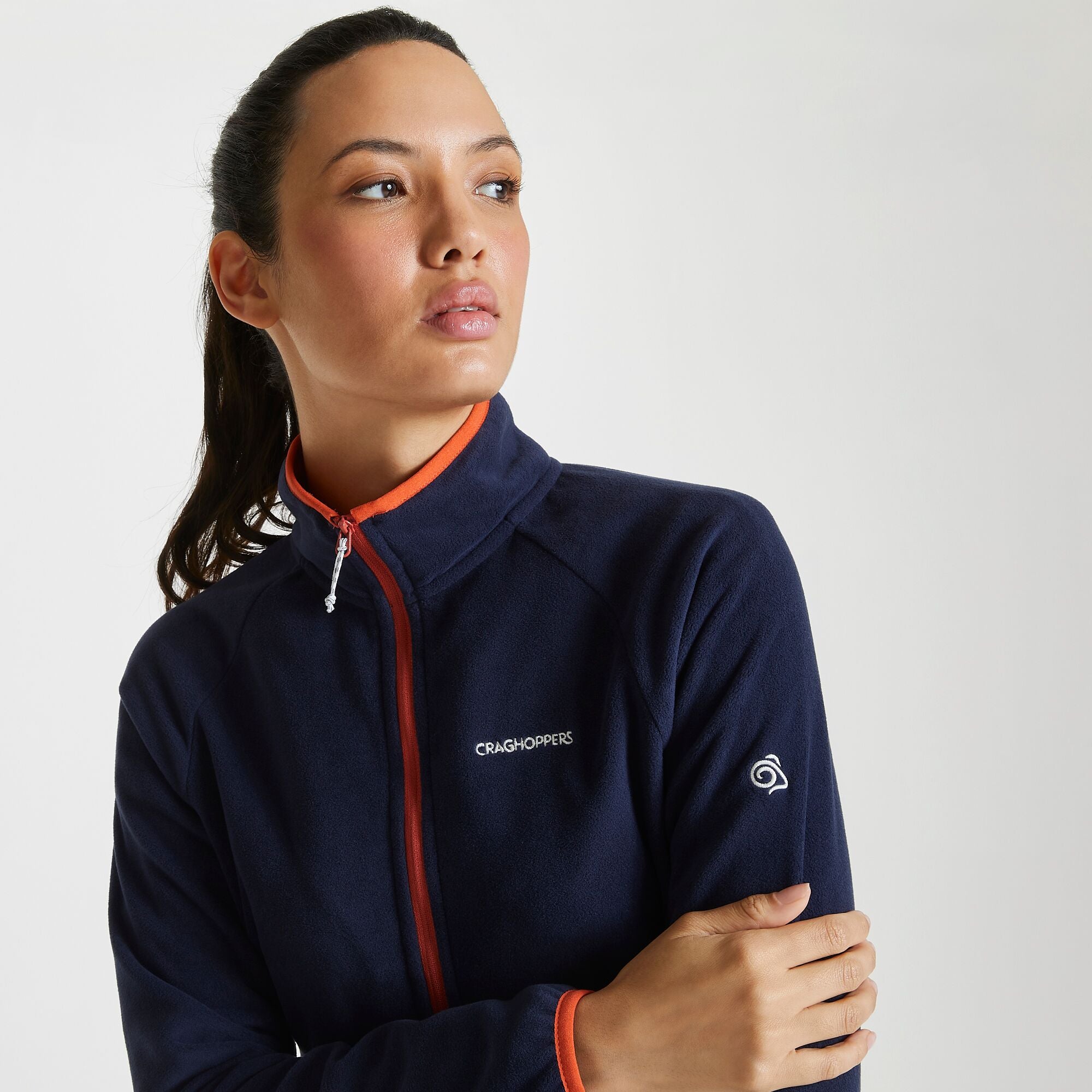Women's Kyla Half Zip Fleece - Blue Navy/Calico
