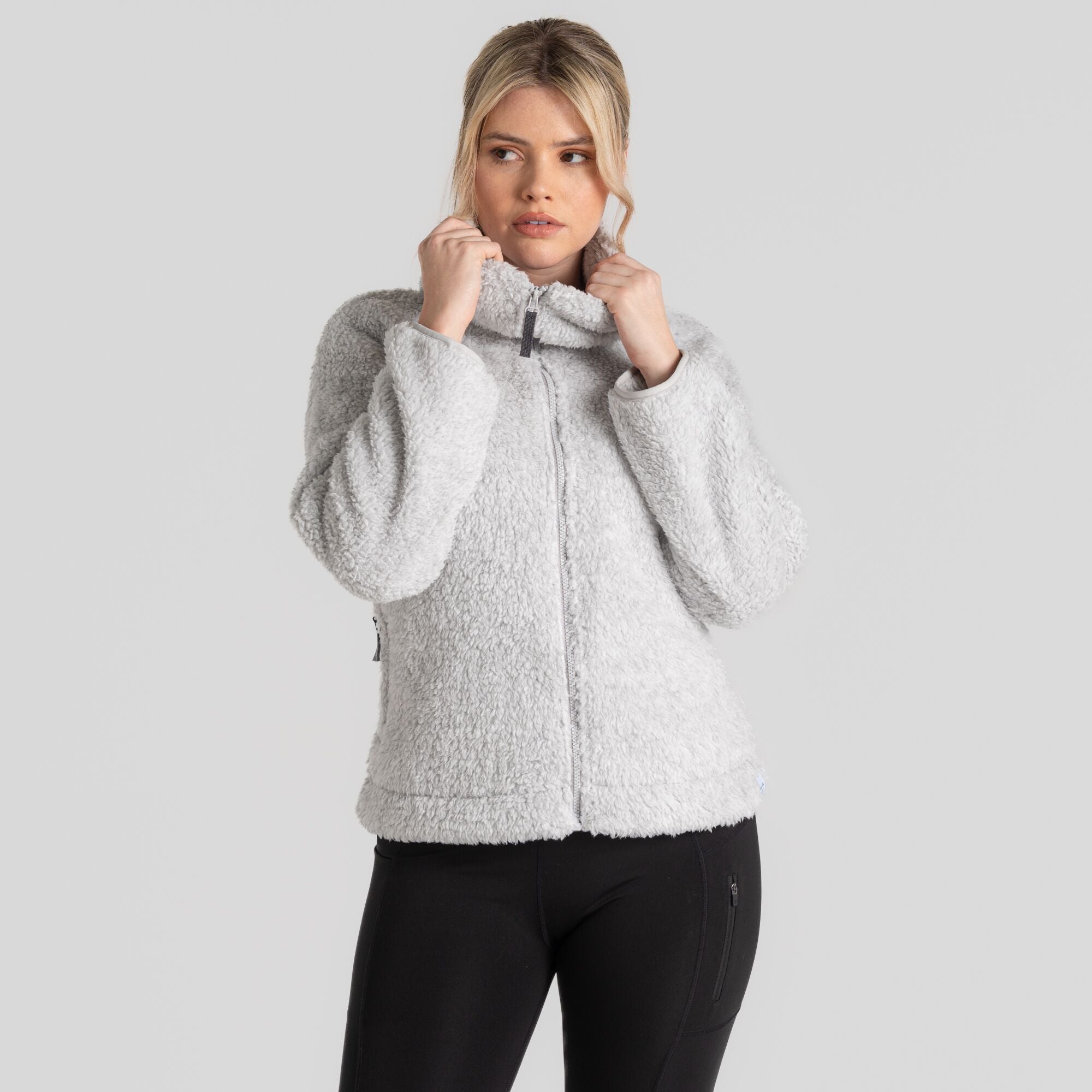 Women's Bronagh Full Zip | Light Grey Marl