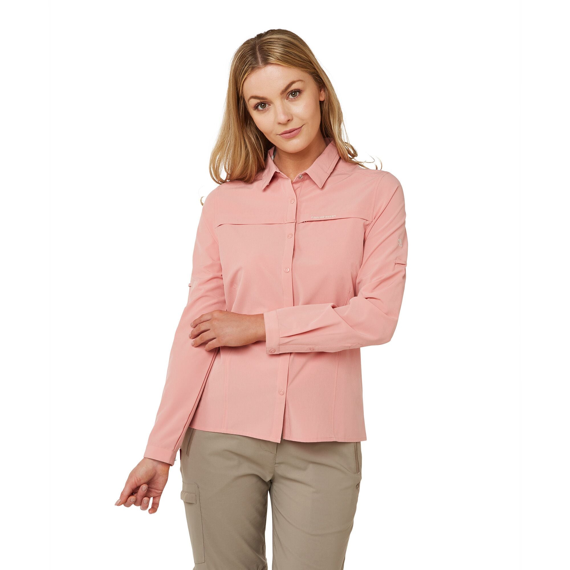 Women's Insect Shield® Adventure II Long-Sleeved Shirt - Pink Clay