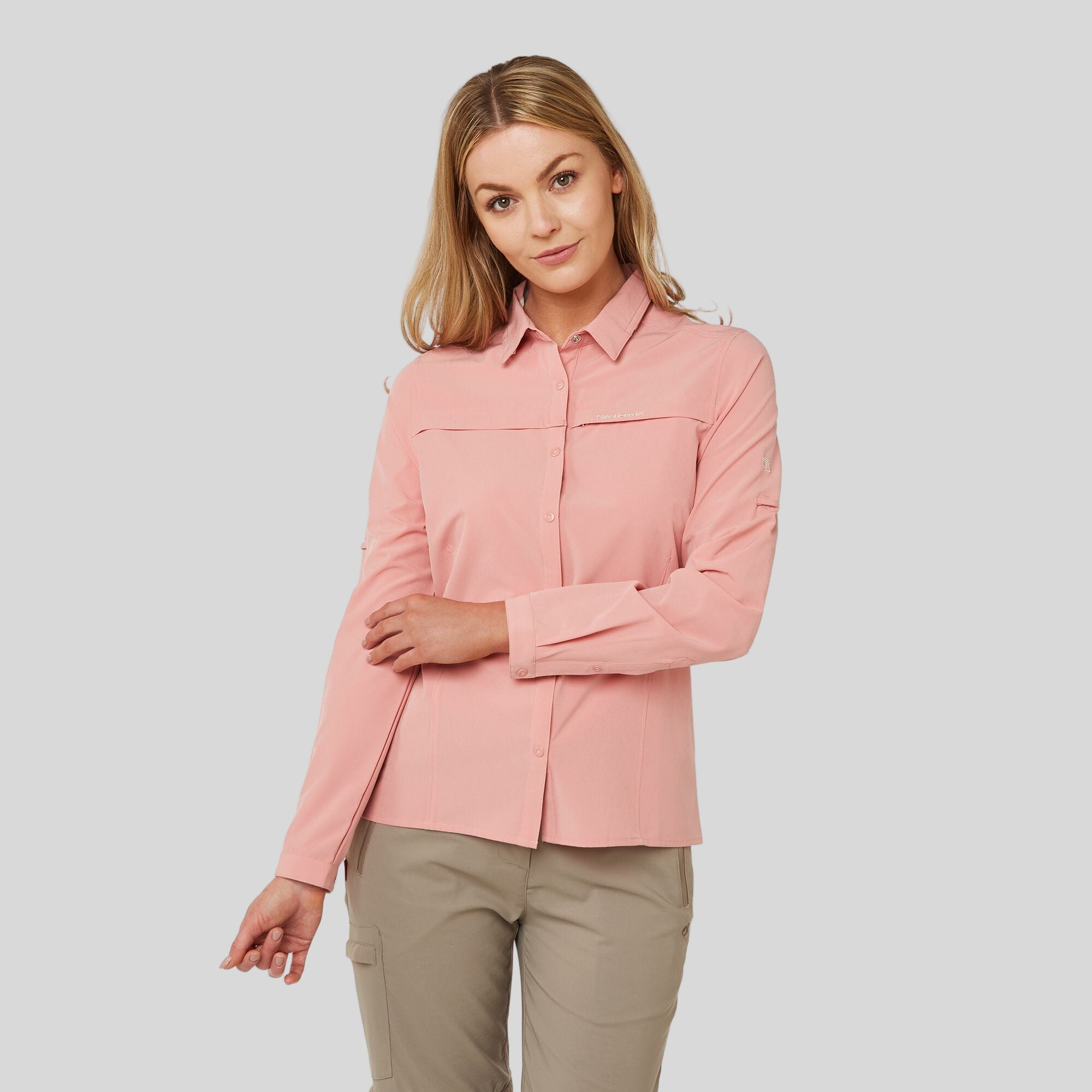 Women's Insect Shield® Adventure II Long-Sleeved Shirt - Pink Clay