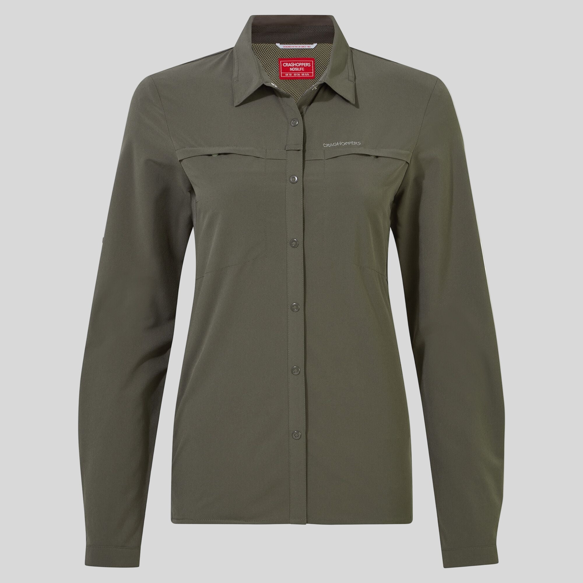 Women's Insect Shield® Pro Long-Sleeved Shirt - Mid Khaki