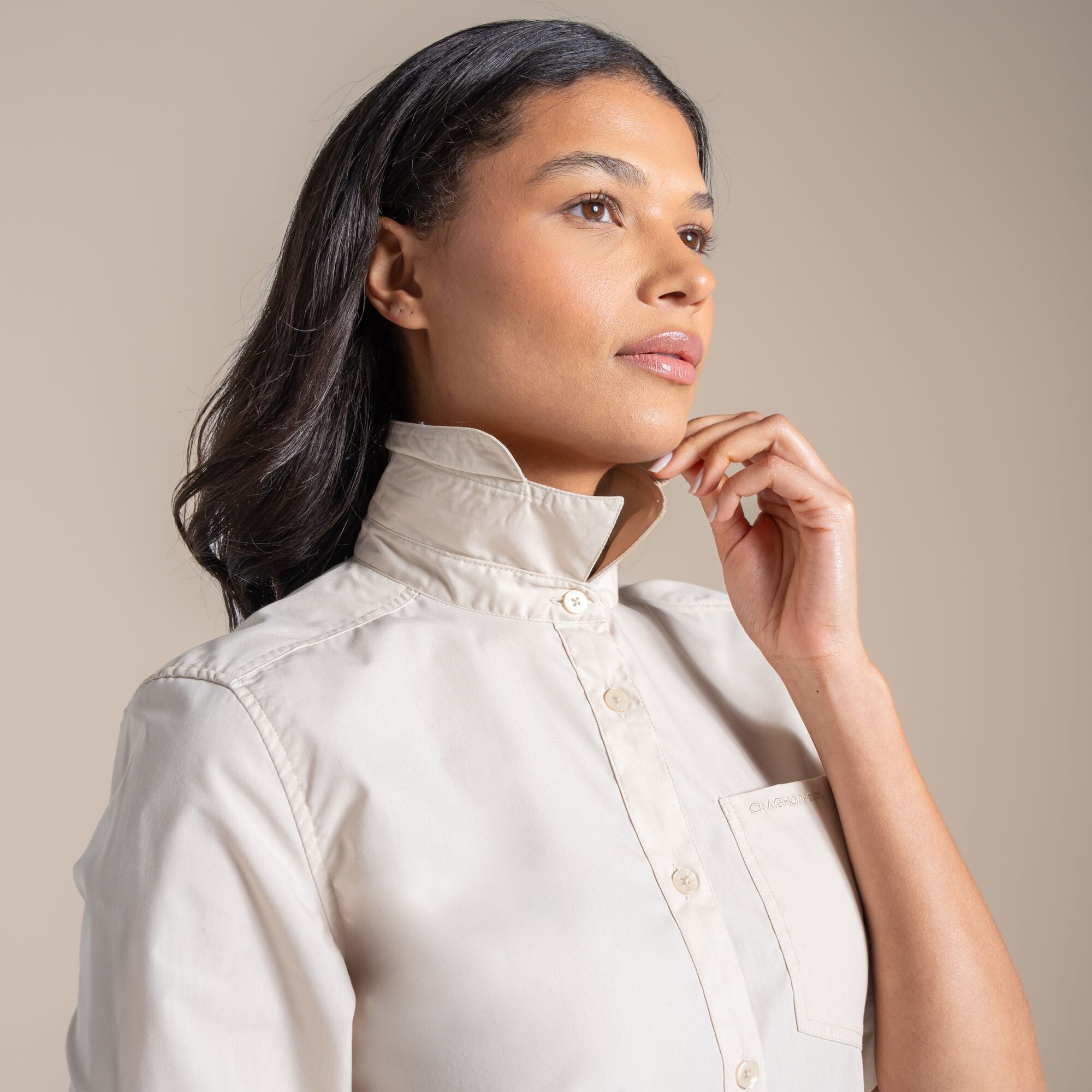 Women's Kiwi Long Sleeved Shirt - Stone