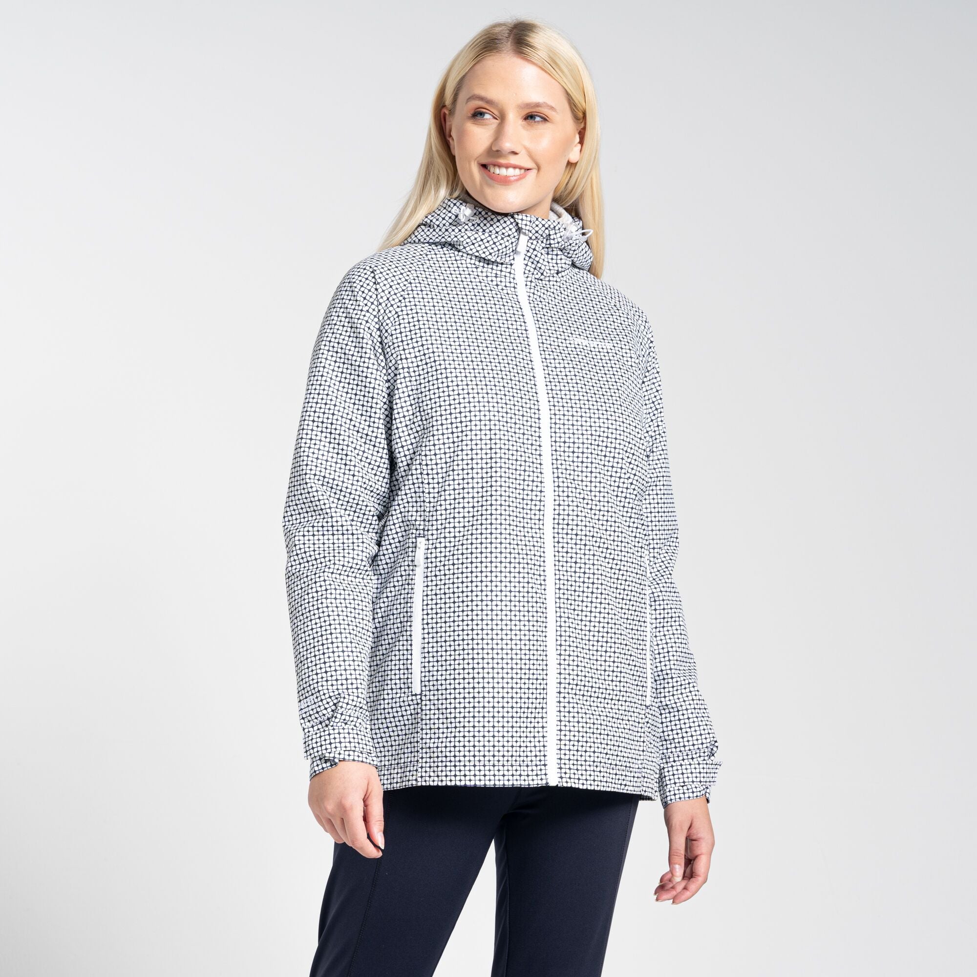 Women's Maeve Jacket - Blue Navy Print