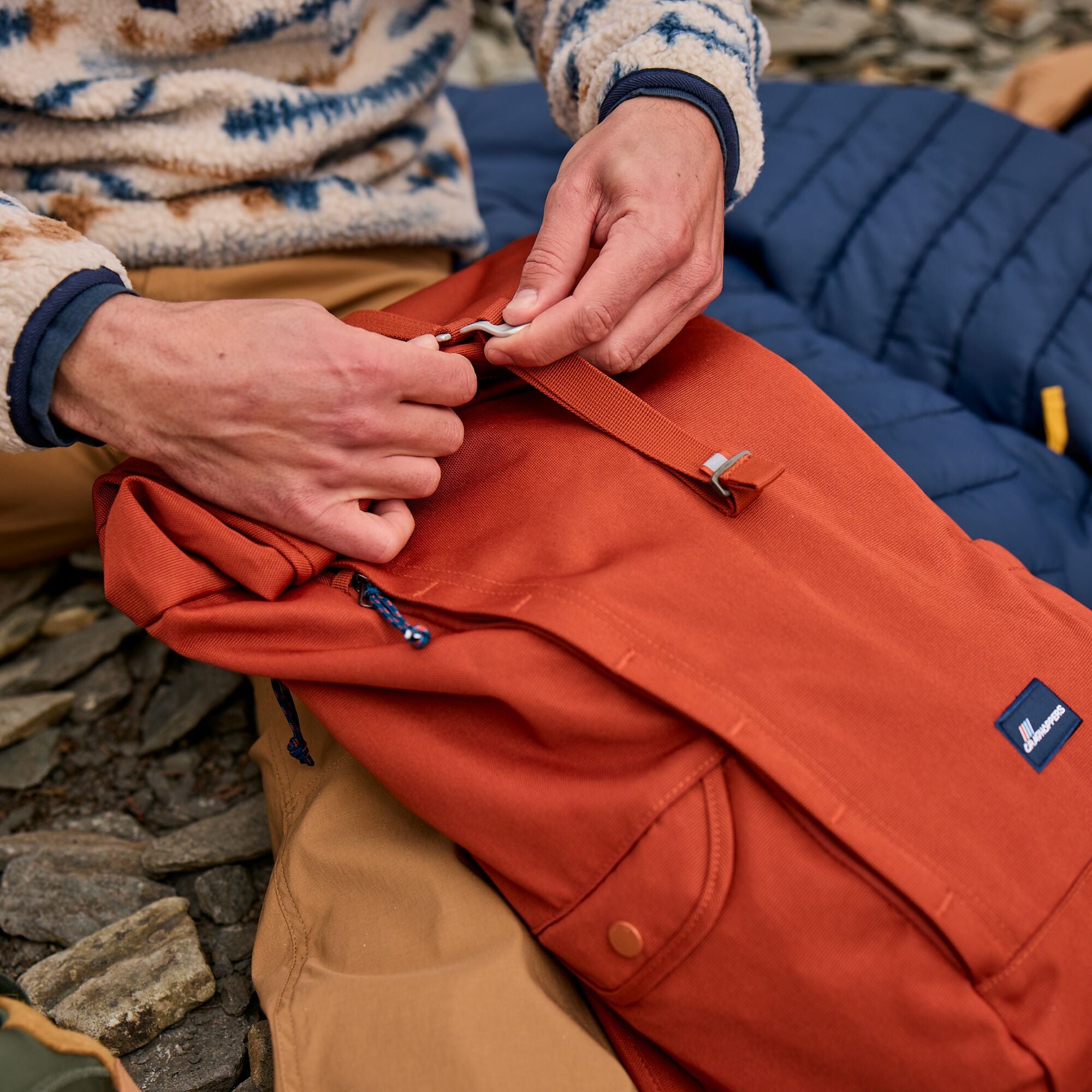 20L Kiwi Classic Rolltop Backpack - Black