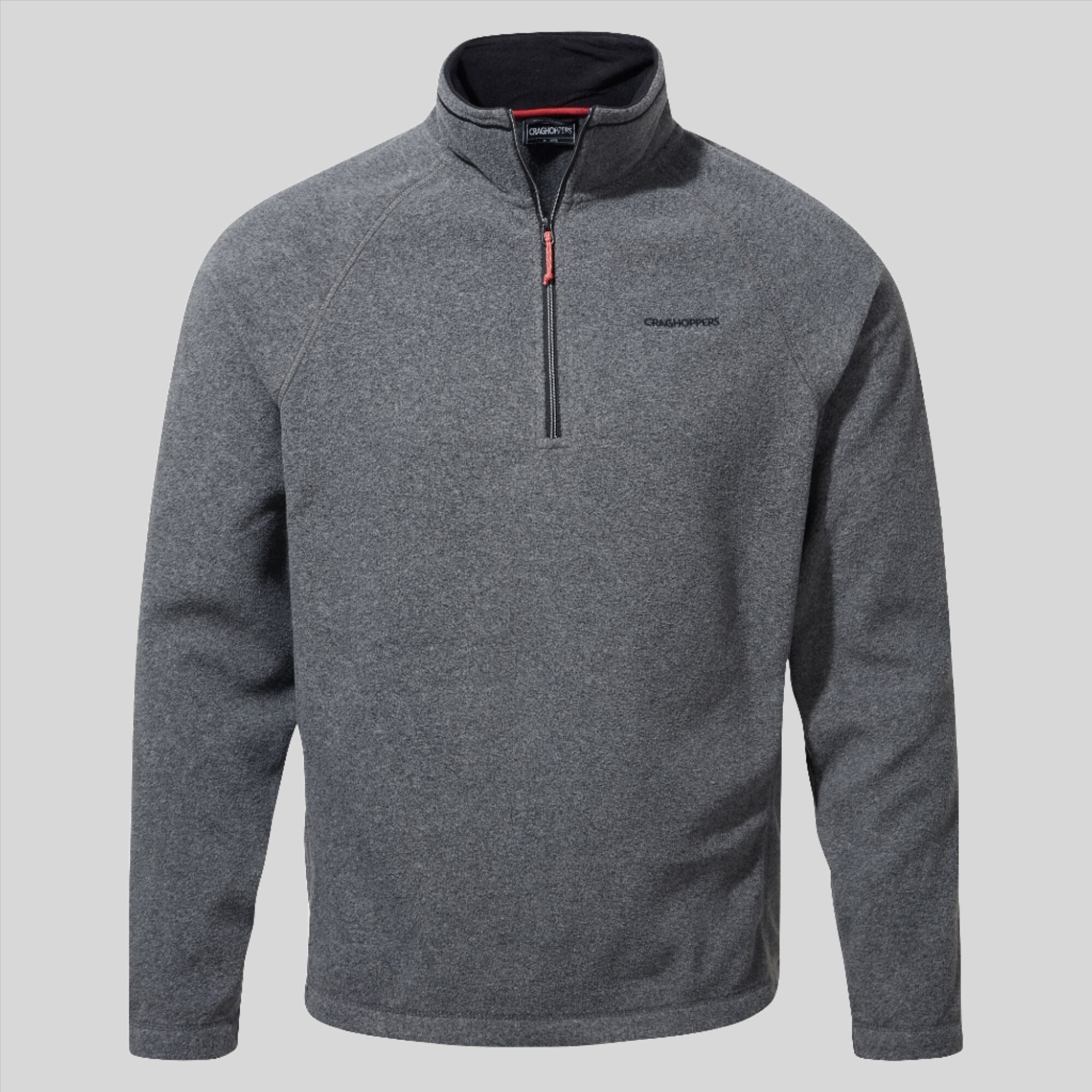 Men's Corey Half Zip Fleece - Black Pepper Marl