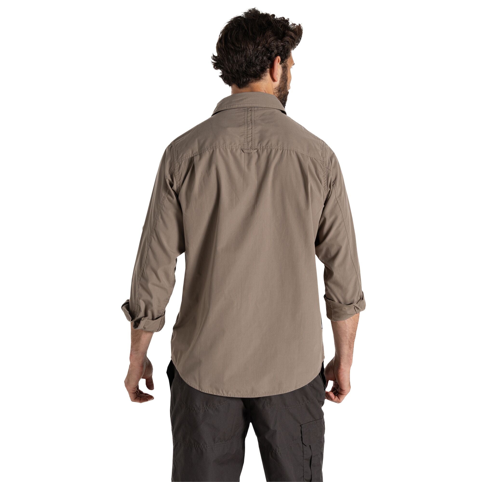 Men's Kiwi Long Sleeved Shirt - Pebble