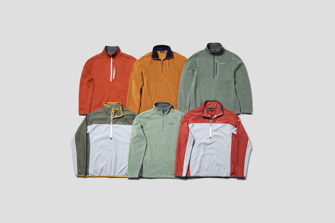 Men's Half-Zip Overhead Fleece