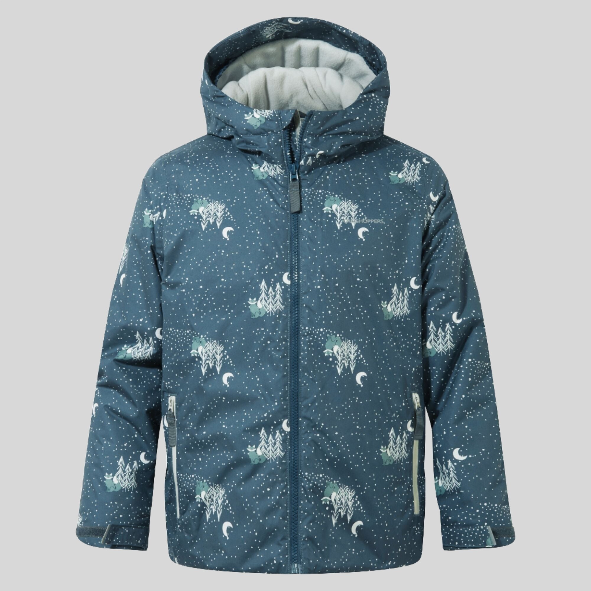 Kid's Harley Insulated Jacket | Prussian Blue Print
