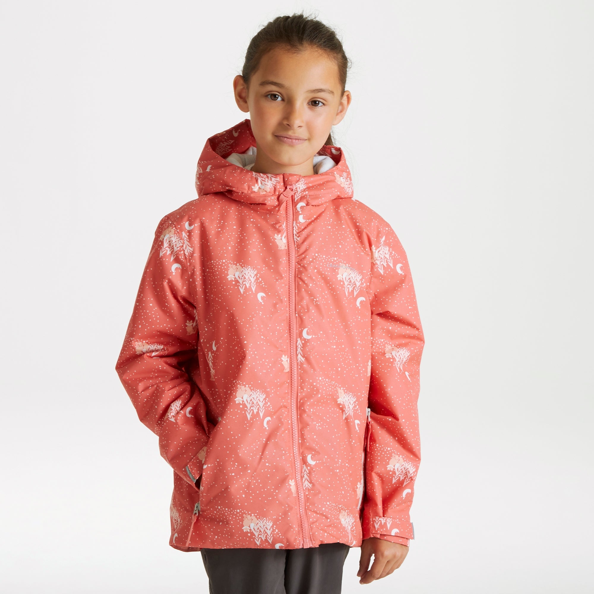 Kid's Harley Insulated Jacket | Dusty Coral Print