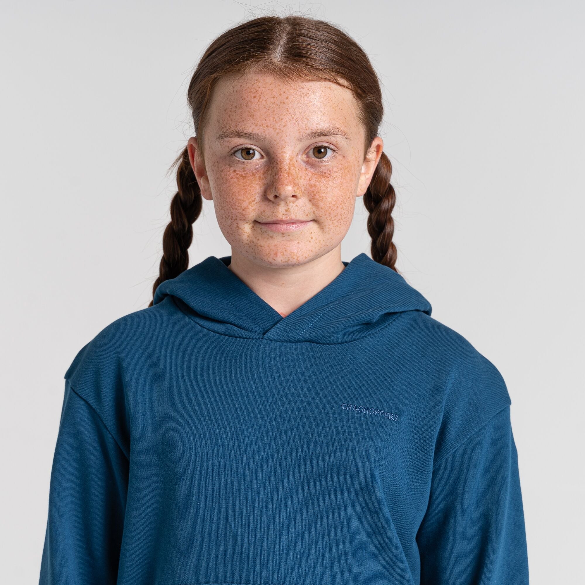 Kid's Insect Shield® Baylor Hooded Top - Poseidon Blue