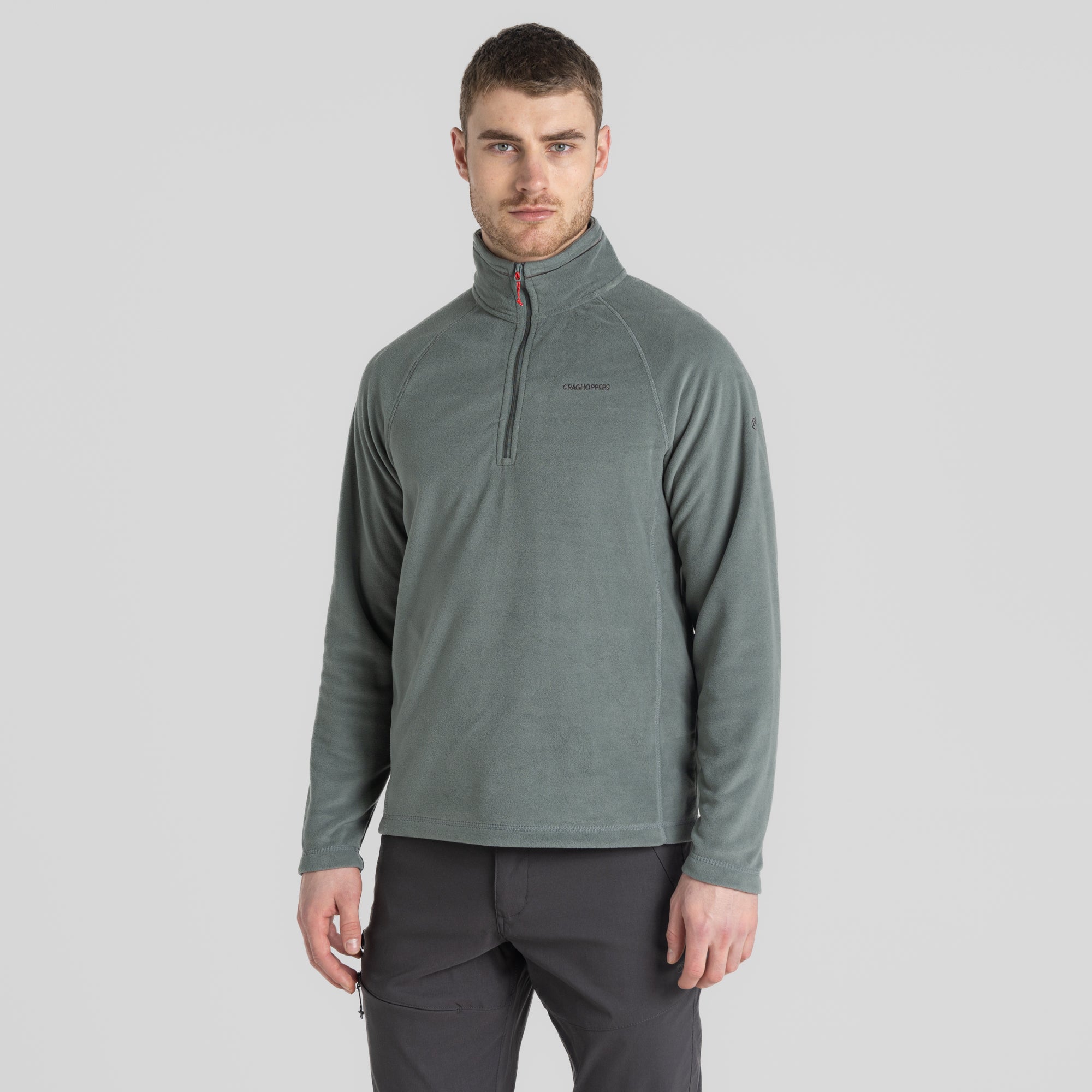 Men's Corey Half Zip Fleece - Balsam Green